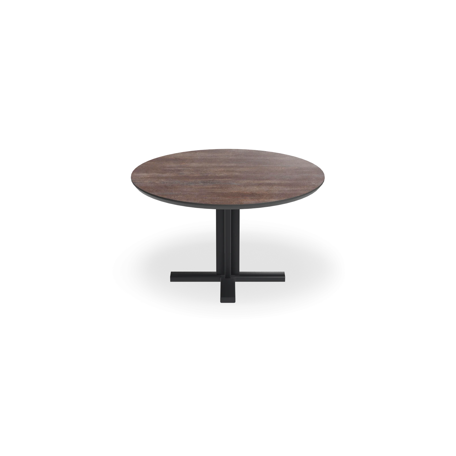 Eettafel Kolos - Rond HPL Oxidised (130 cm)
