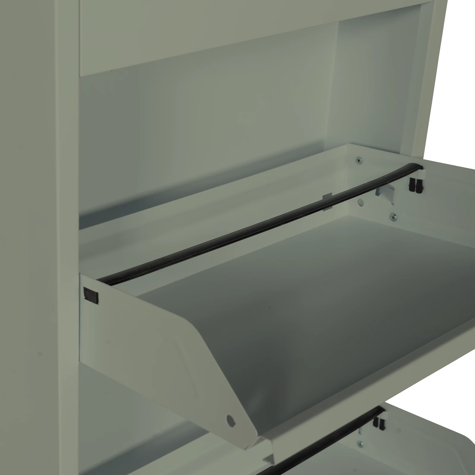 Schoenenkastje Shoes (3 vakken+1 klein vak) - Mat Groen