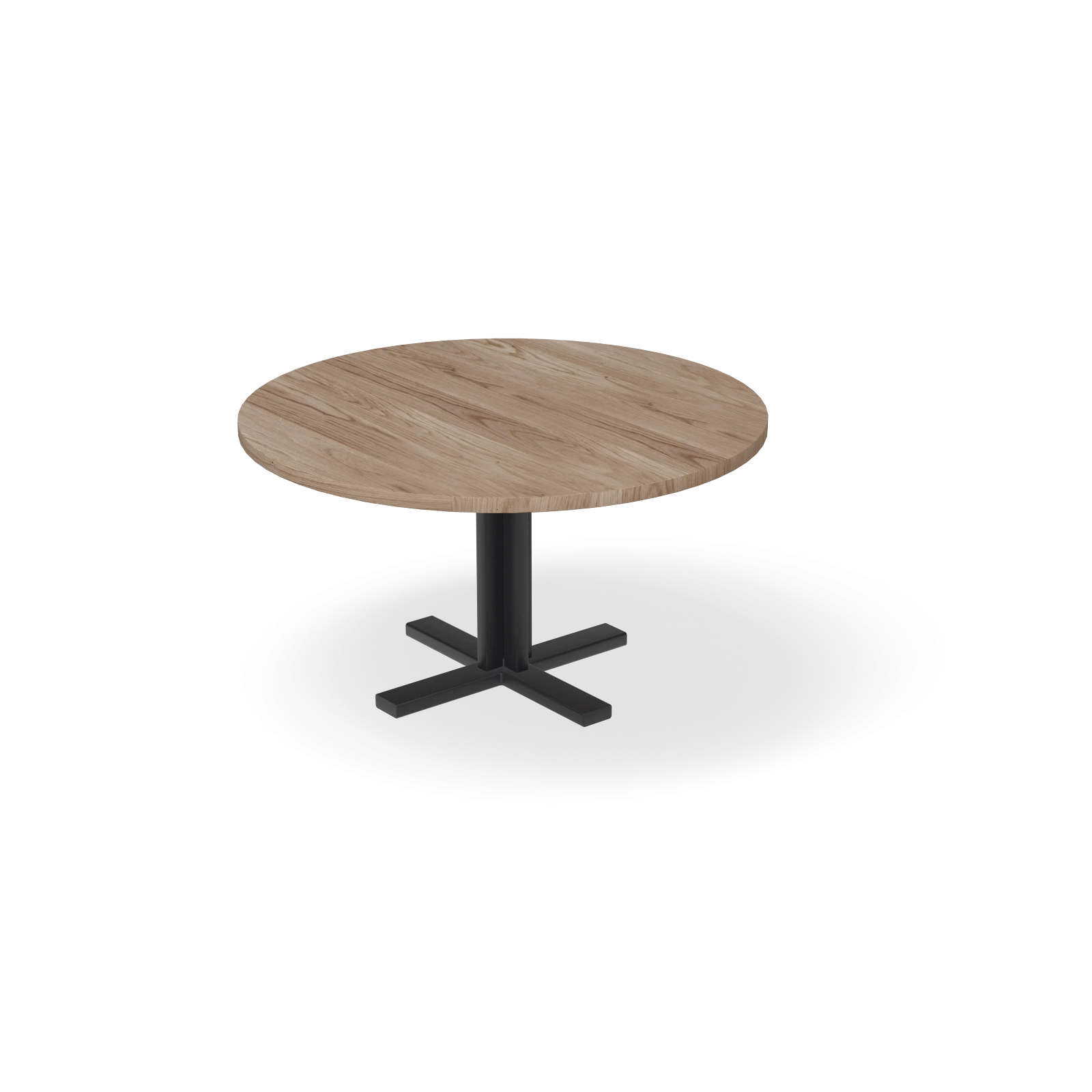 Eettafel Kolos - Rond Eiken Kiezel (140cm)
