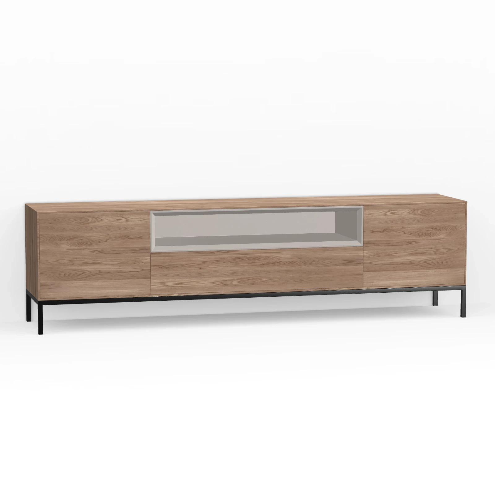 TV Meubel Kiezel 200cm Poot