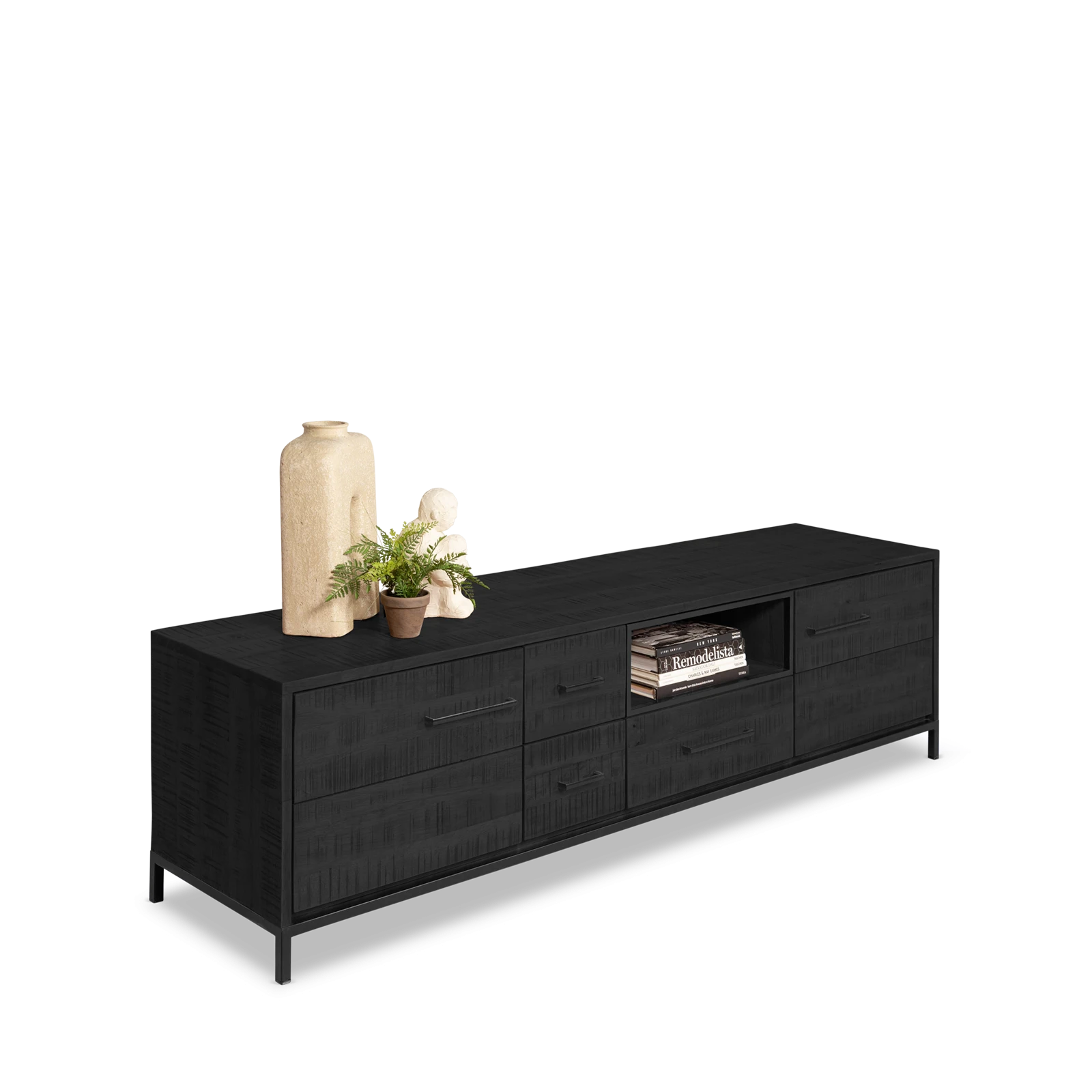 Tv meubel (185cm) Panama - Zwart