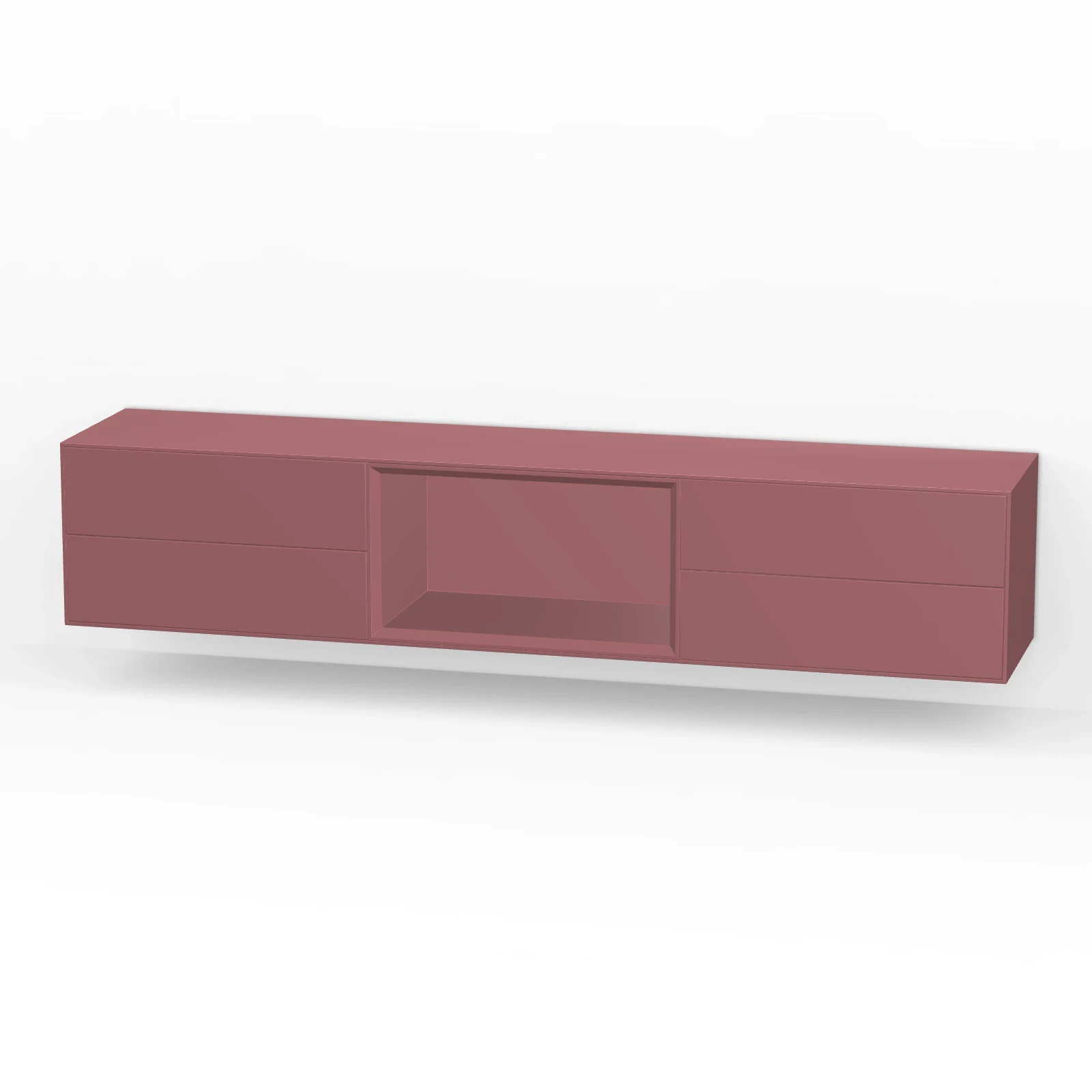 TV Meubel Hermosa Pink 200cm Zwevend