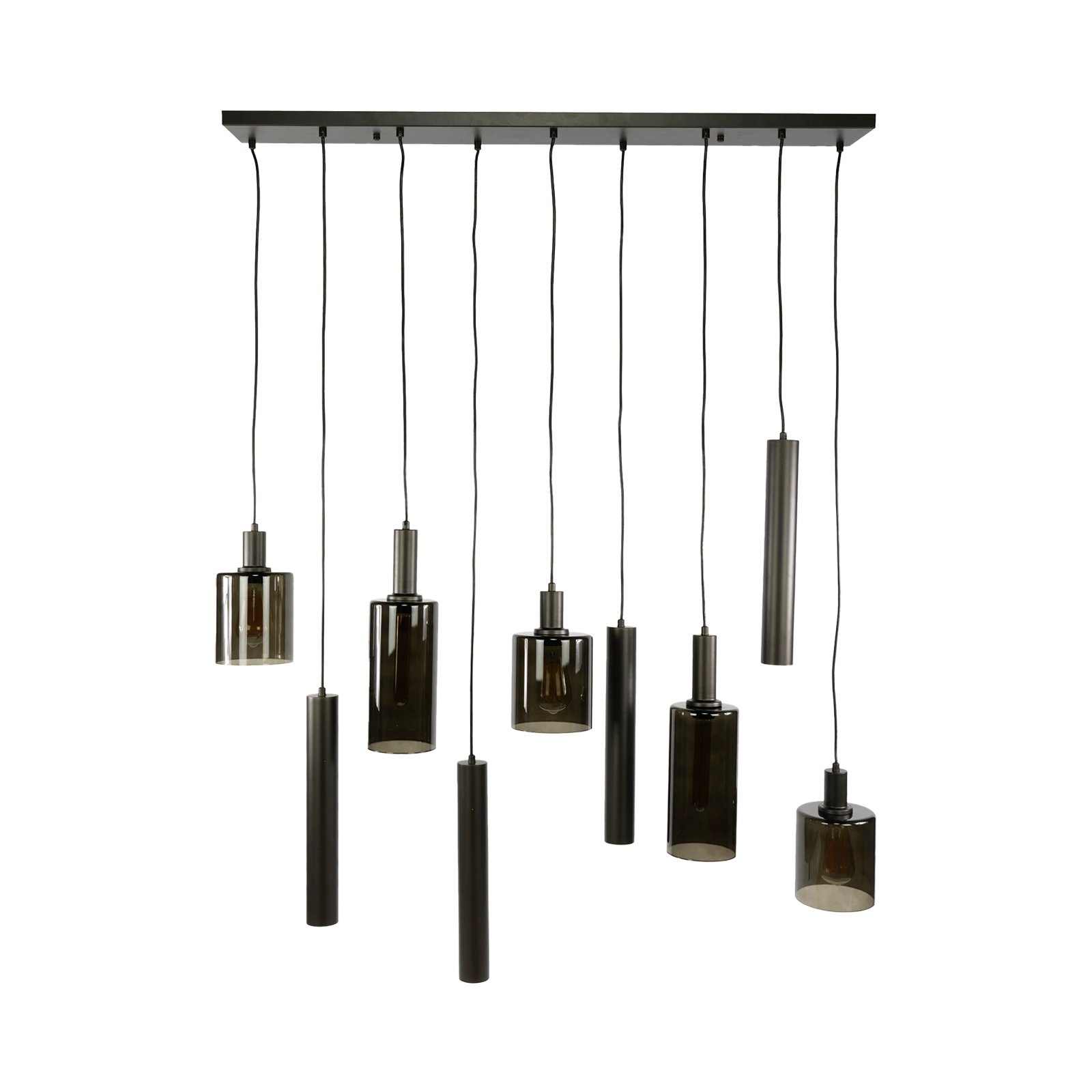 Hanglamp Sepiora (5+4 lichts) - Sienna Bruin