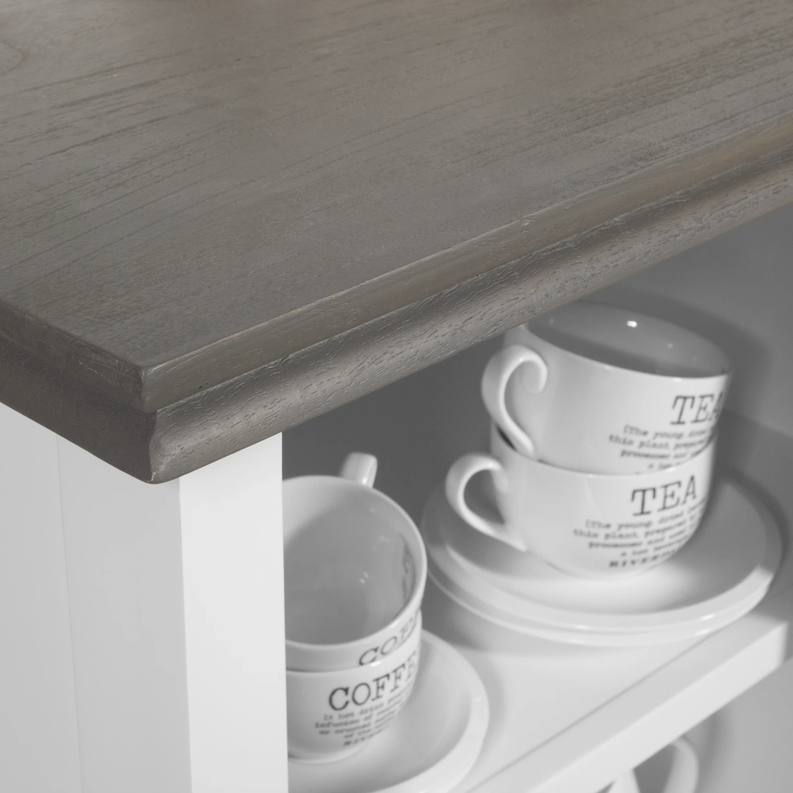 Tv meubel (240cm) Riverwoods - ClearWhite/Rustic Grey