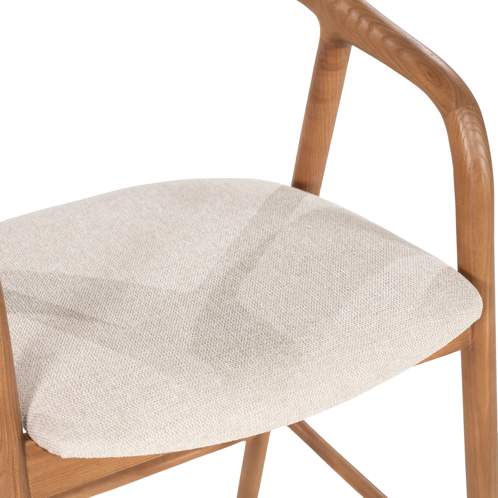 Barstoel Rayven - zithoogte 65 cm - Essenhout Lichtbruin