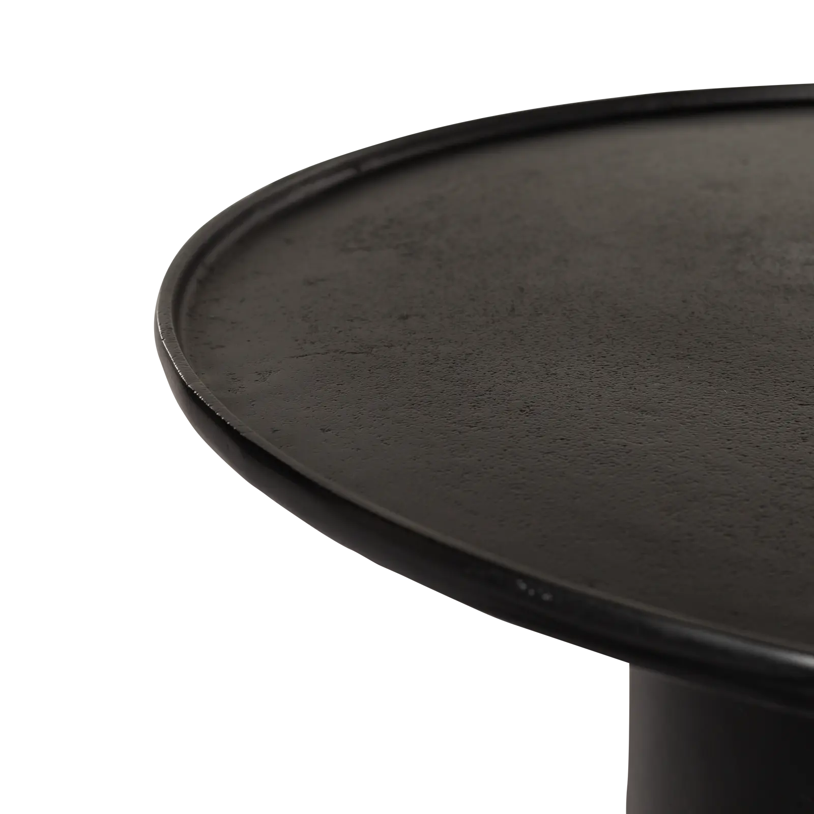 Salontafel Nessa - rond Ø65 cm - metaal Zwart - opruiming