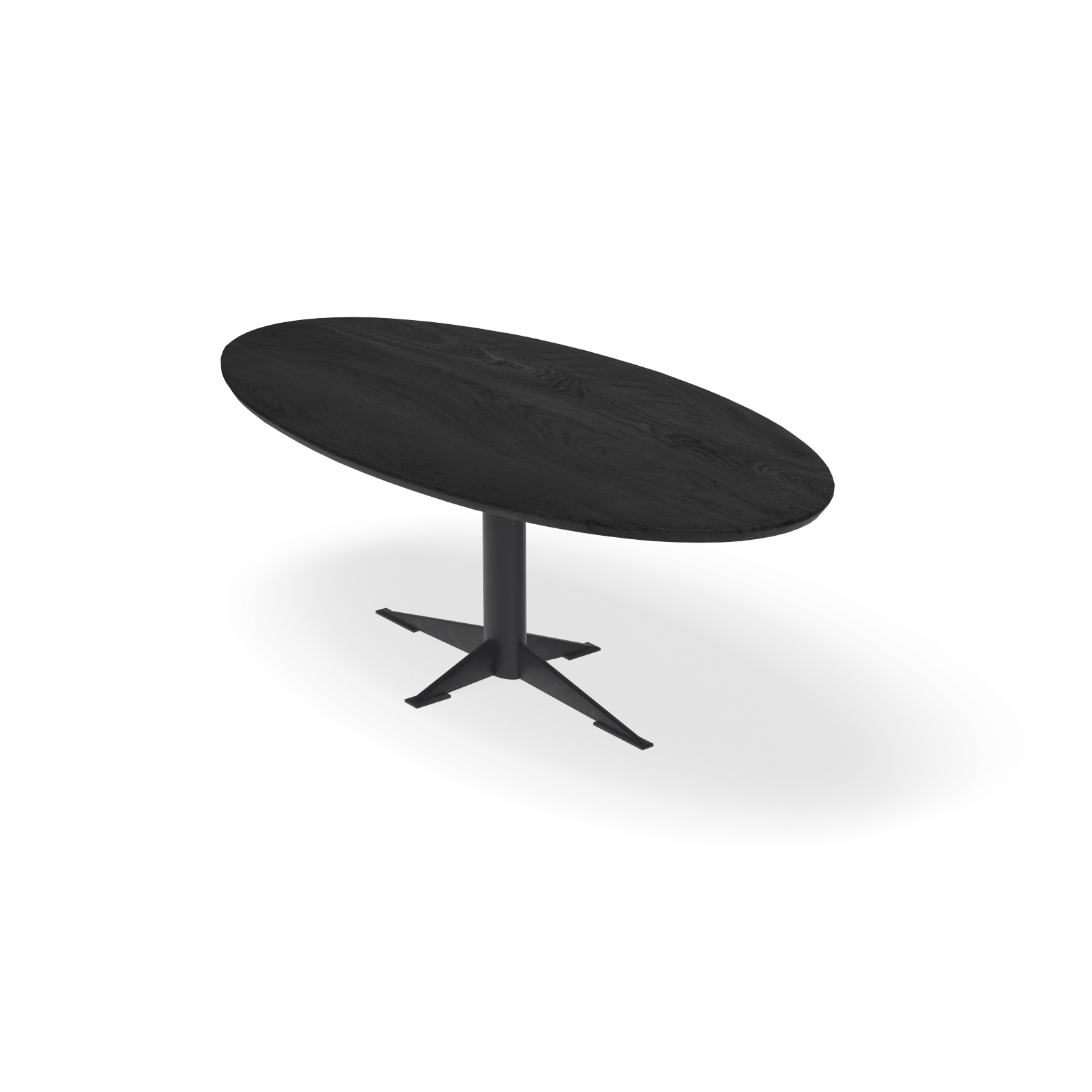 Eettafel Westfield - Ovaal Eiken Black Sky (220x110cm)