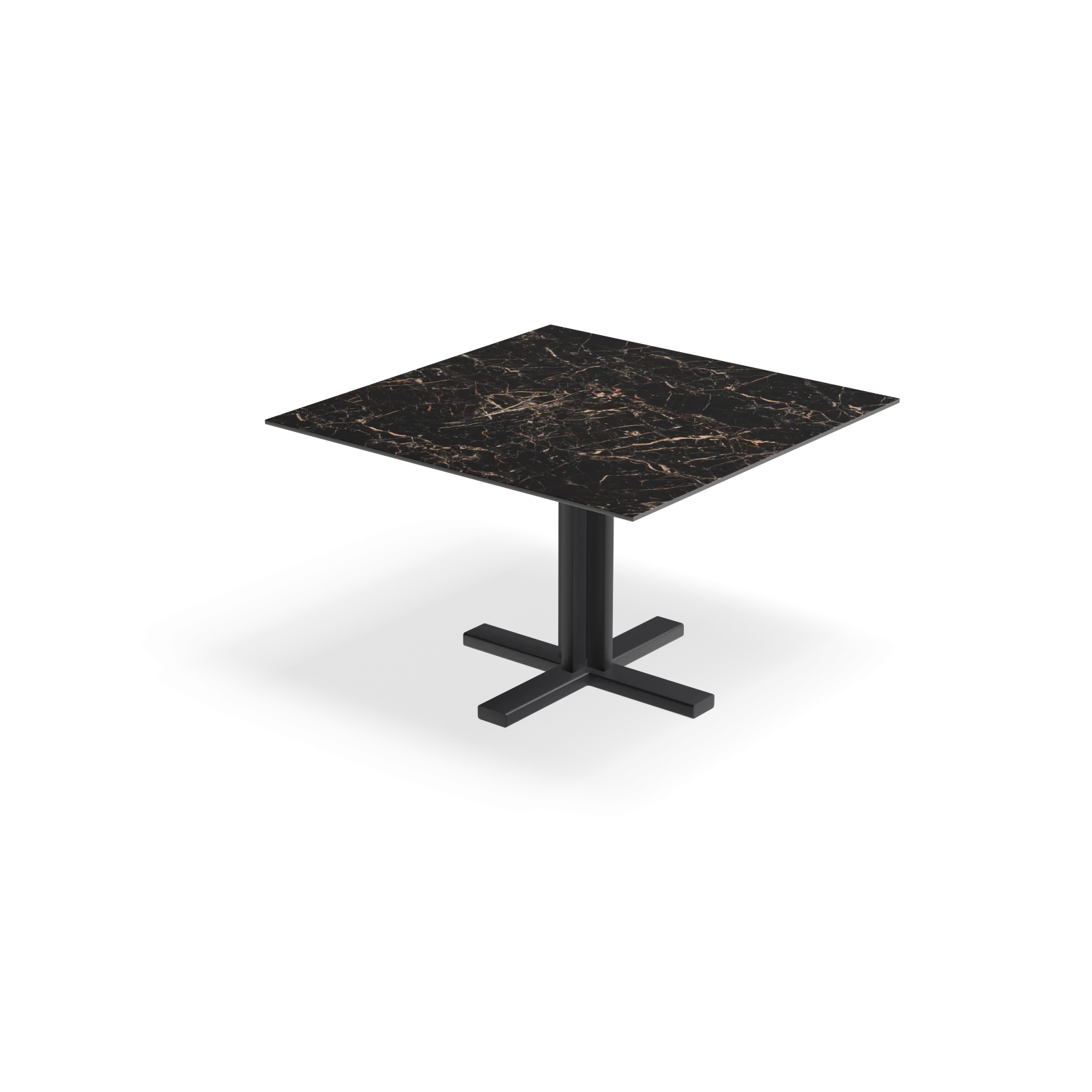 Eettafel Kolos - Vierkant Keramiek Saint Laurent Satin (120x120cm)