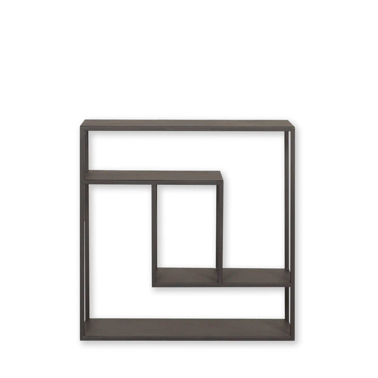 Wandrek Saba - 80x80 cm - metaal Zwart