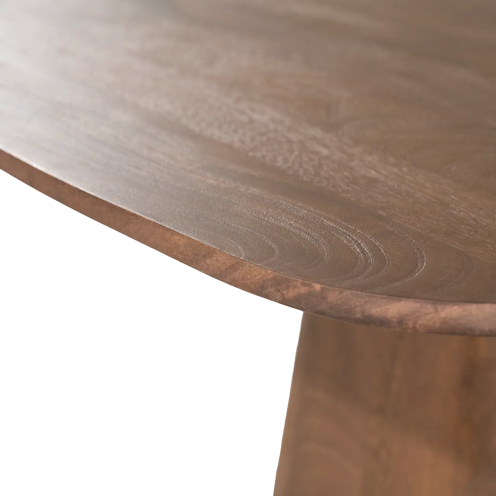 Eettafel Aron - vierkant 80x80 cm - Mangohout Lichtbruin