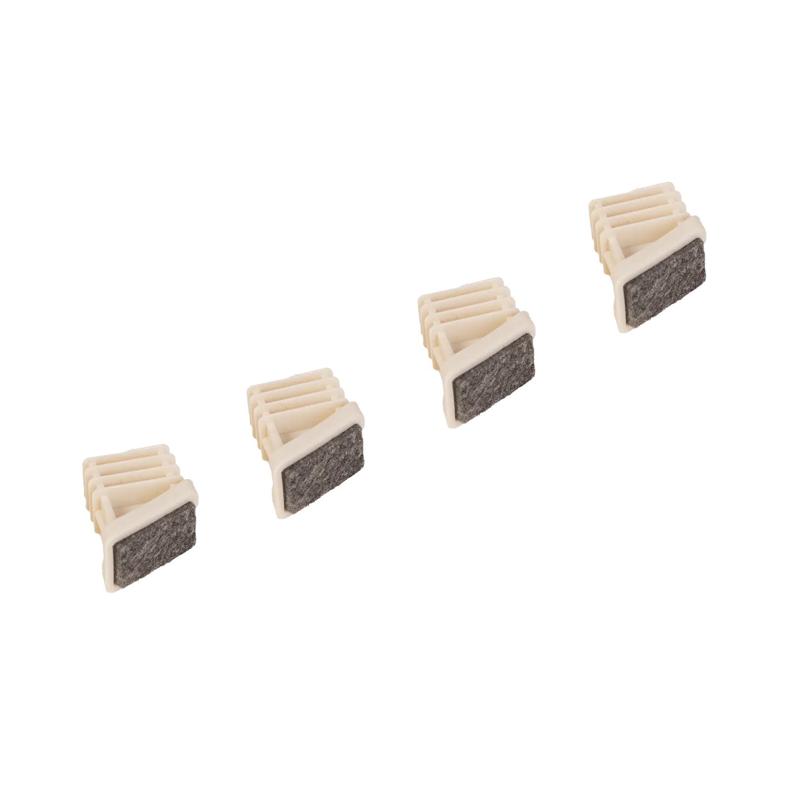 Dop (set van 4) Poot H - Home - Pepper White