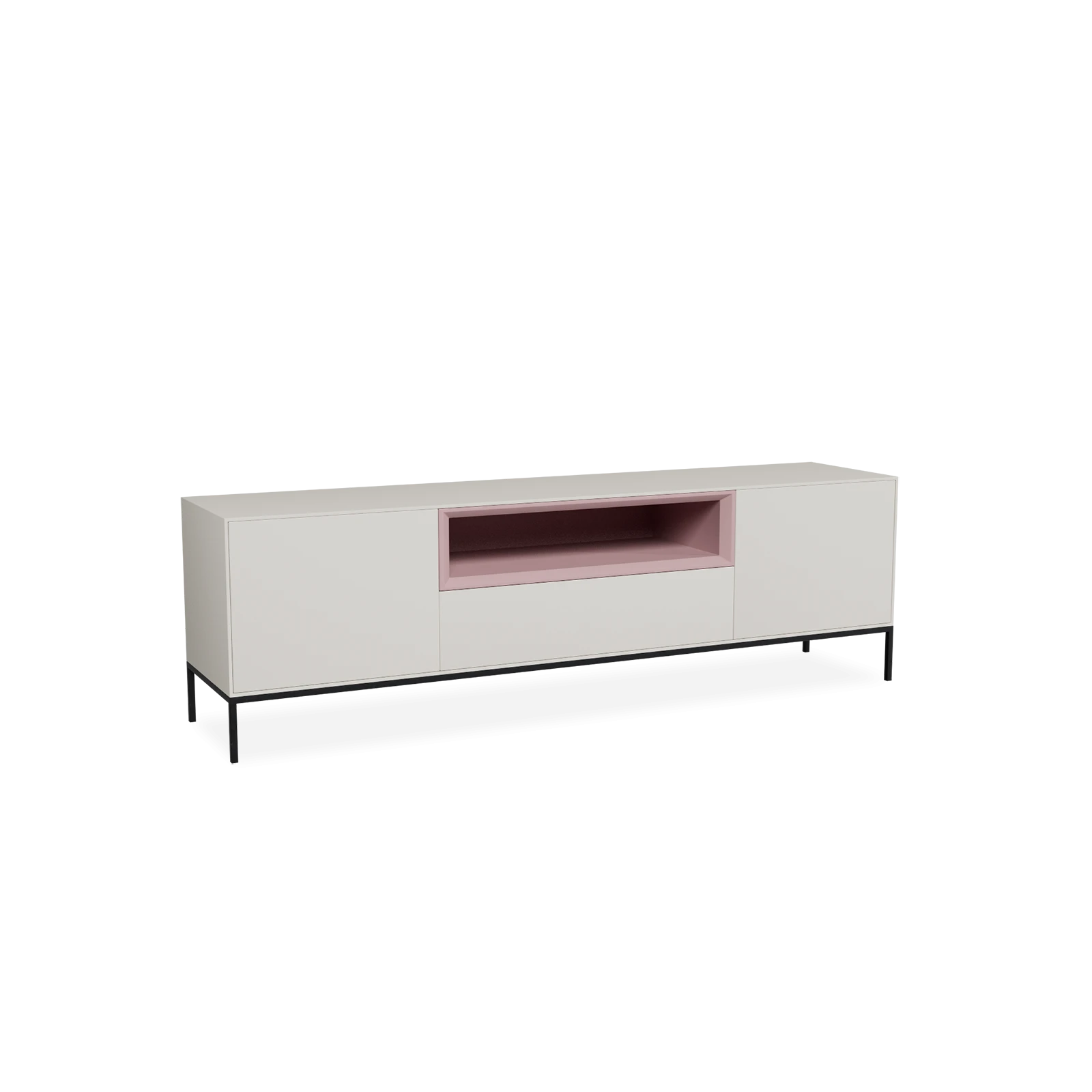 TV Meubel Pepper White 180cm Poot