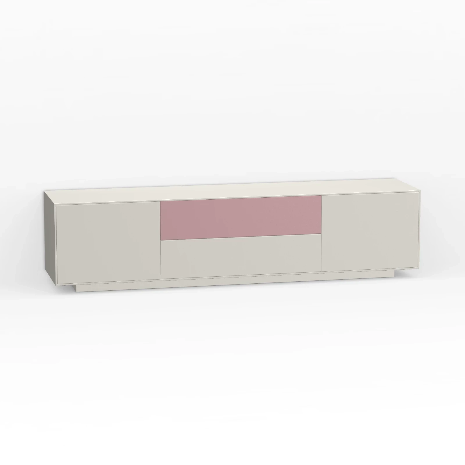 TV Meubel Pepper White 180cm Plint