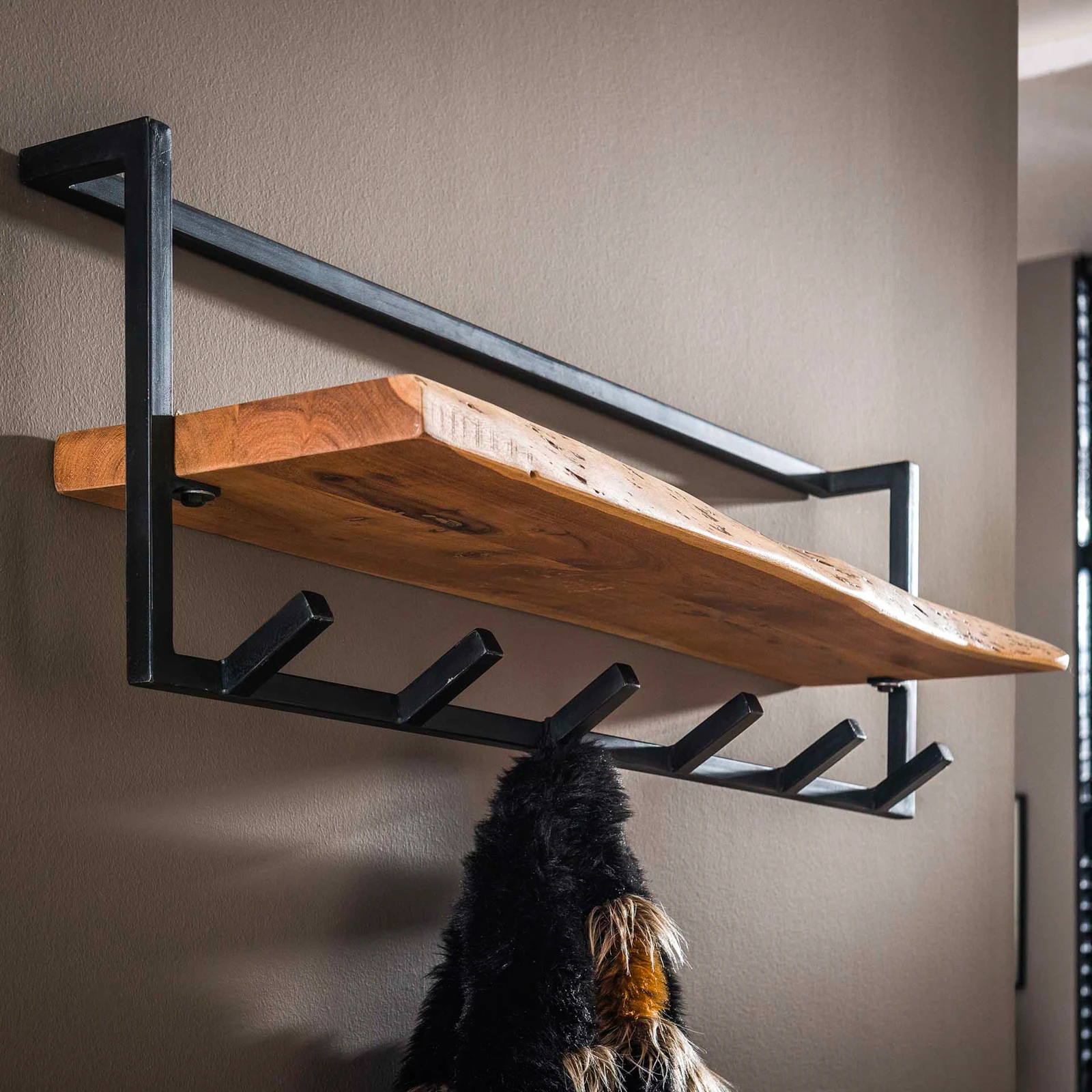 Kapstok Edge Shelve  (6 haken)