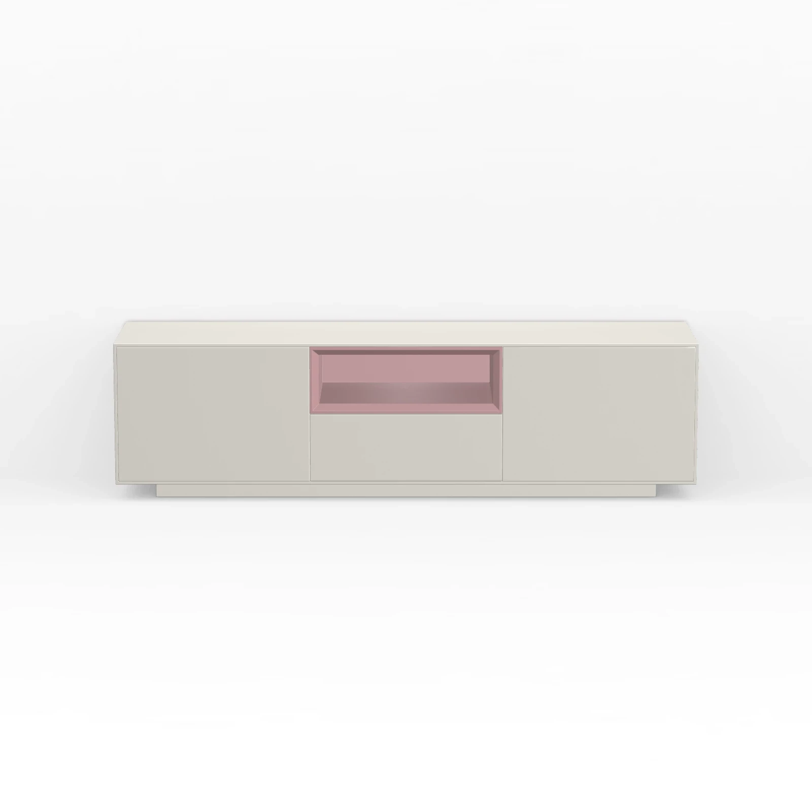 TV Meubel Pepper White 160cm Plint