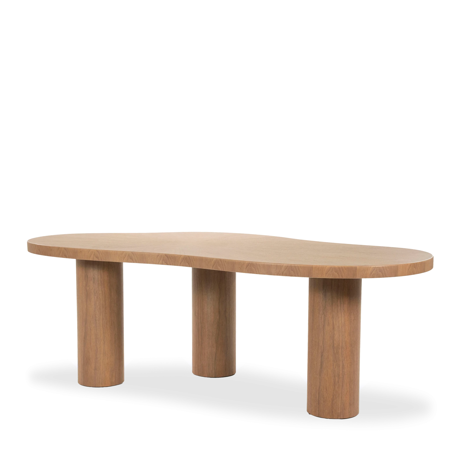 Eettafel (215x110cm) Bobbie - Lichtbruin