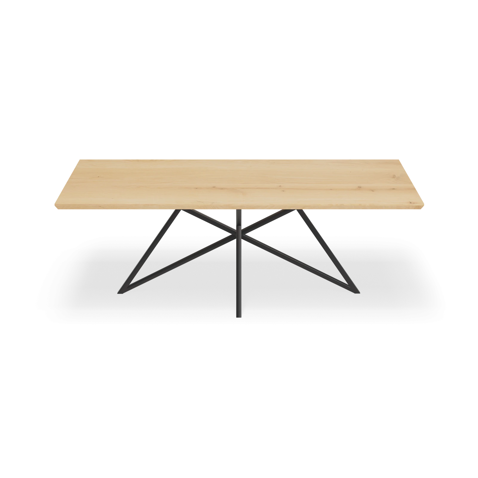 Eettafel Crosse - Rechthoek Nature White (220x100cm)