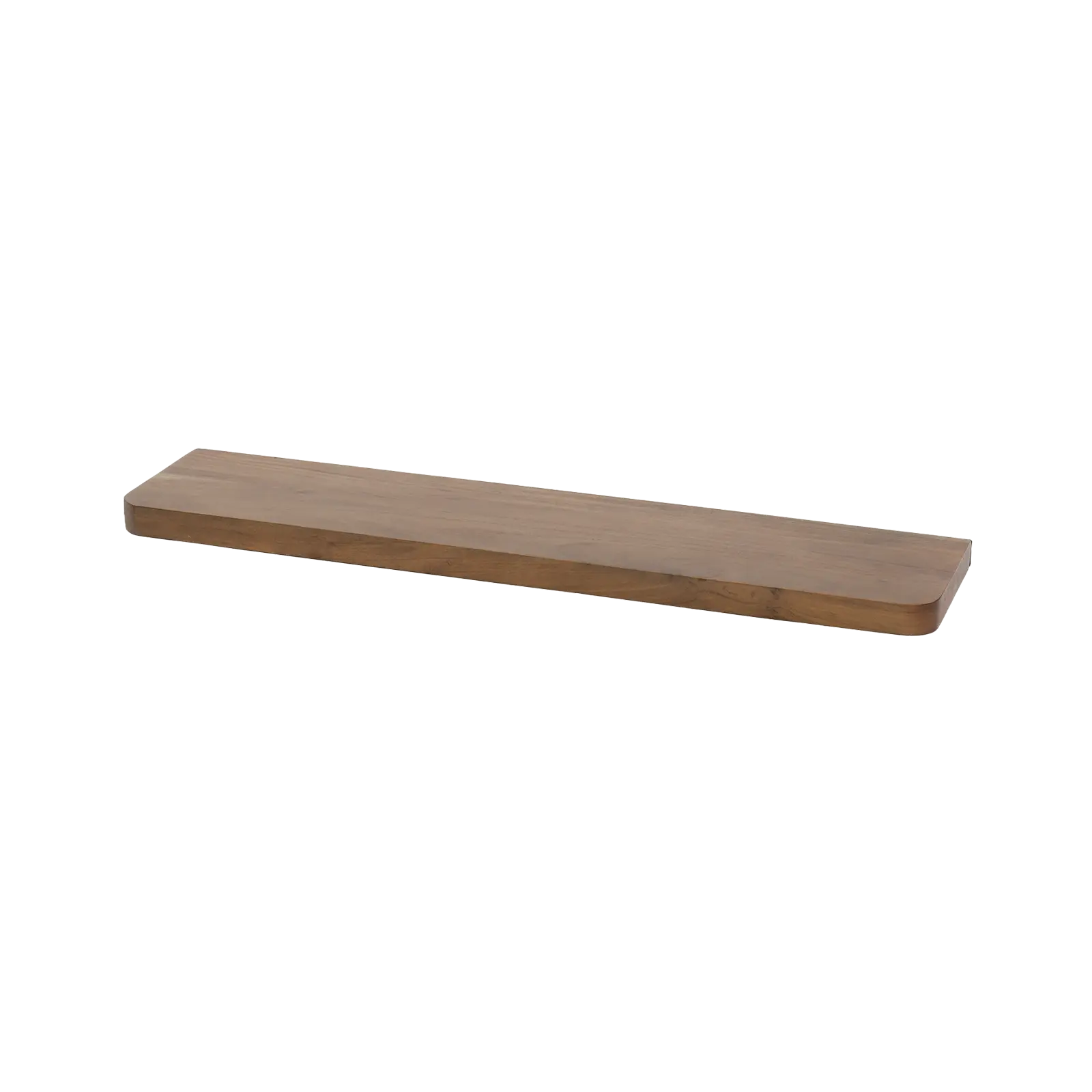 Wandplank Carve - 90 cm - Acaciahout Bruin