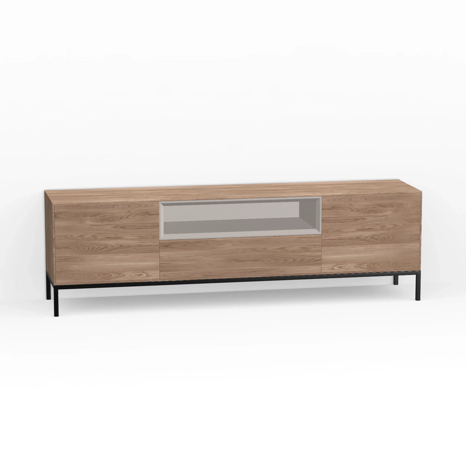 TV Meubel Kiezel 180cm Poot