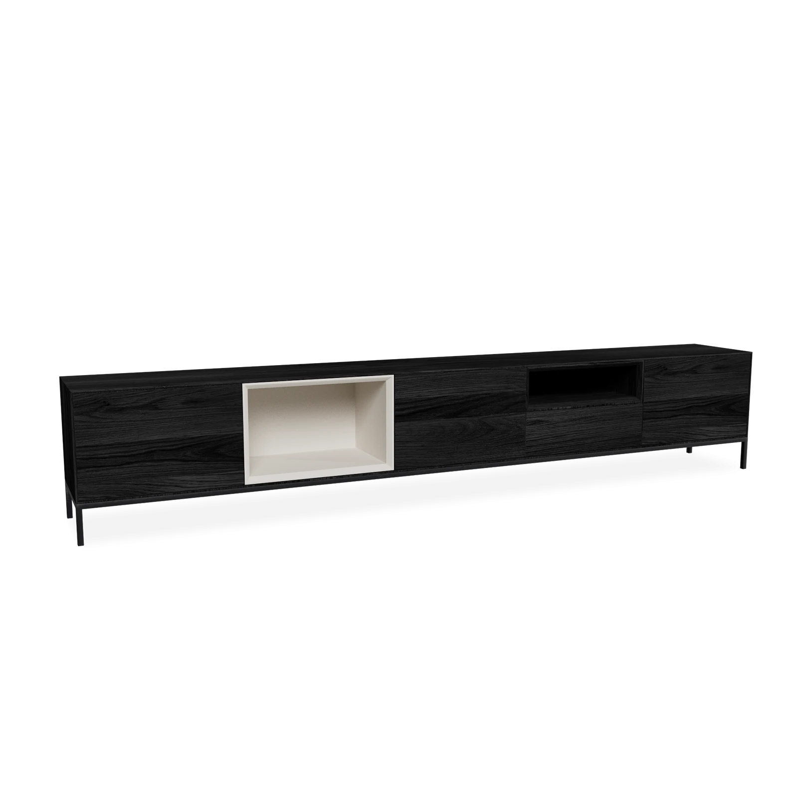 TV Meubel Black Sky 300cm Poot