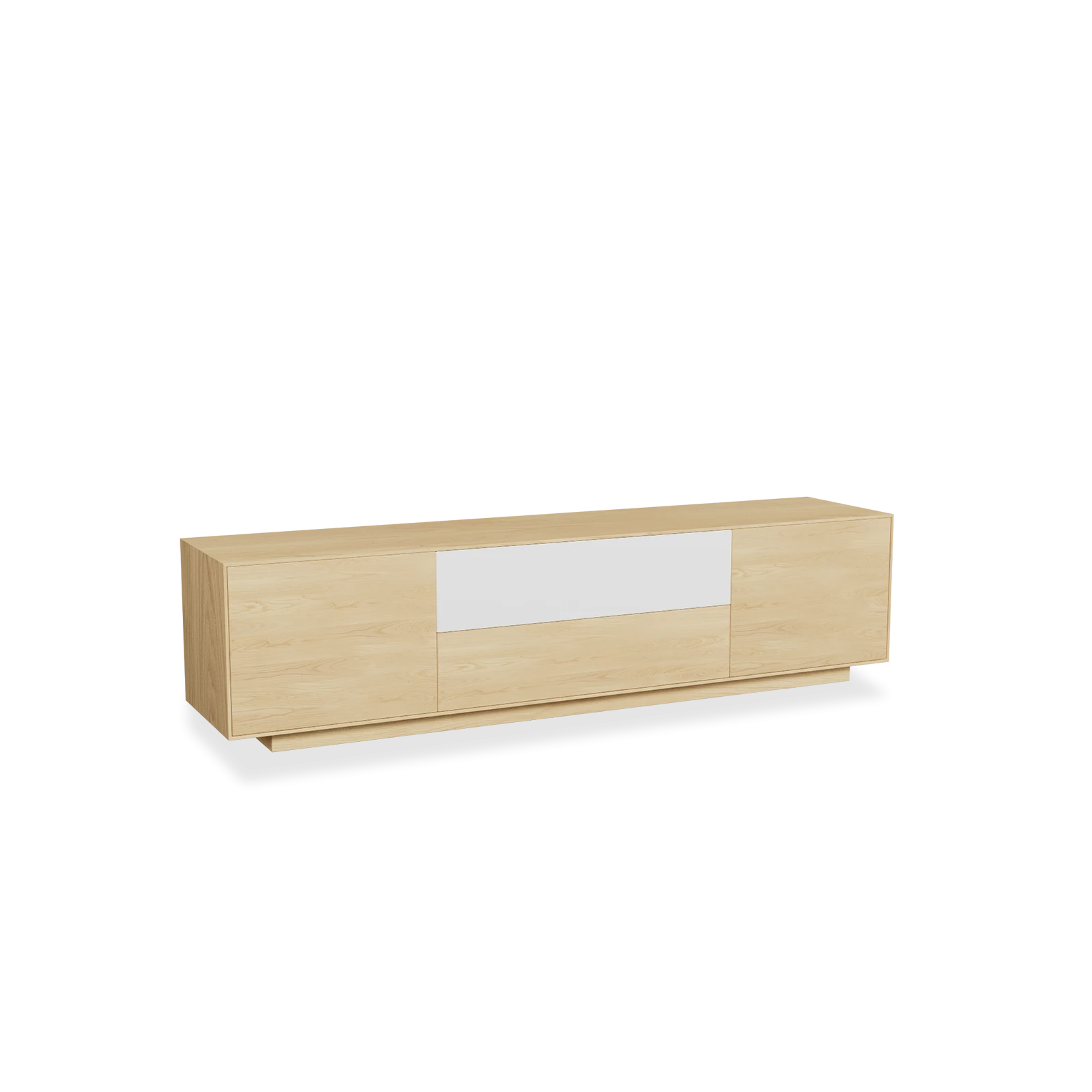 TV Meubel Nature White 180cm Plint