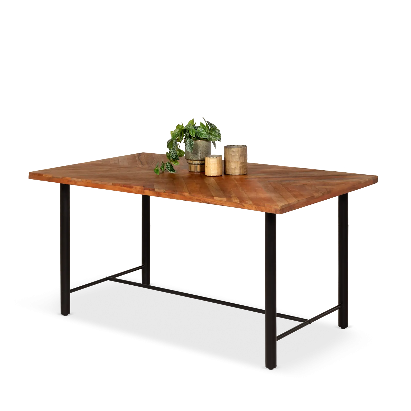 Eettafel Kandari - rechthoekig 160x90 cm - Acaciahout Bruin - sale