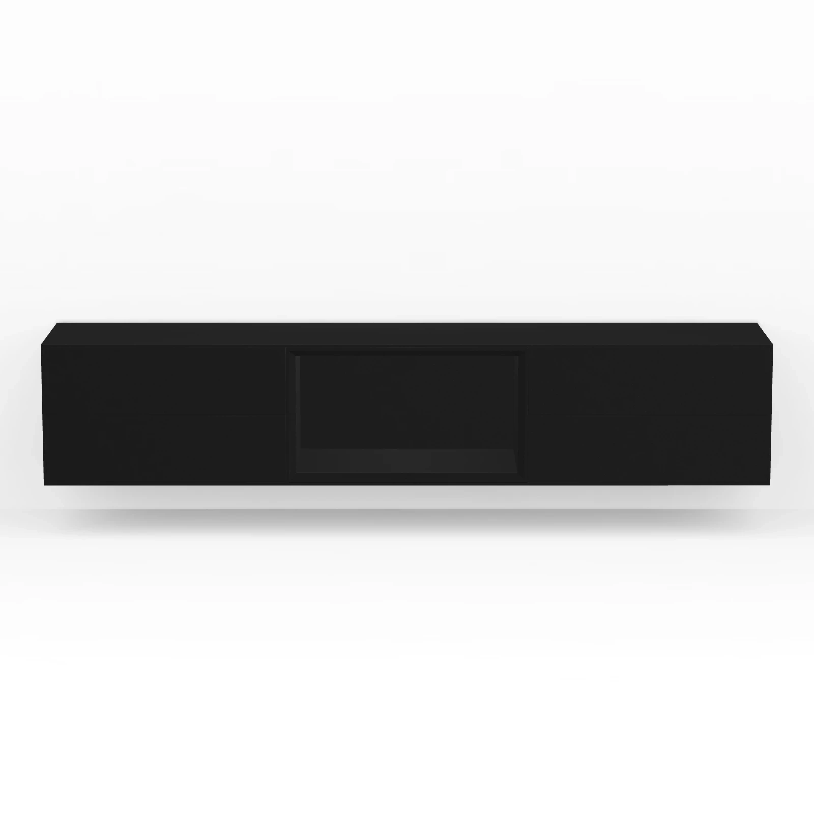TV Meubel Black 200cm Zwevend