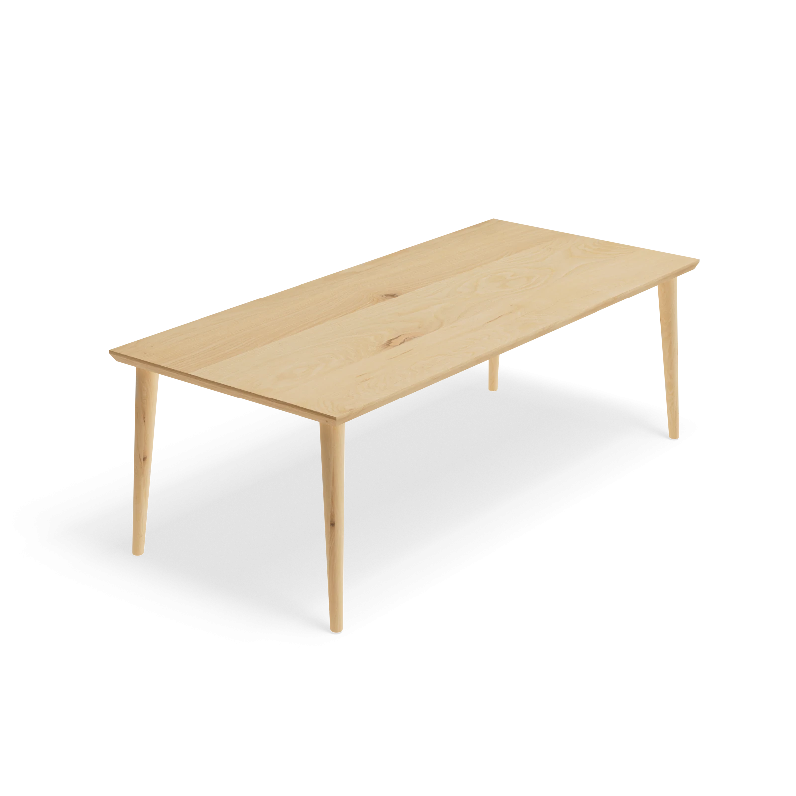 Eettafel Ava - Rechthoek Nature White (220x100cm)