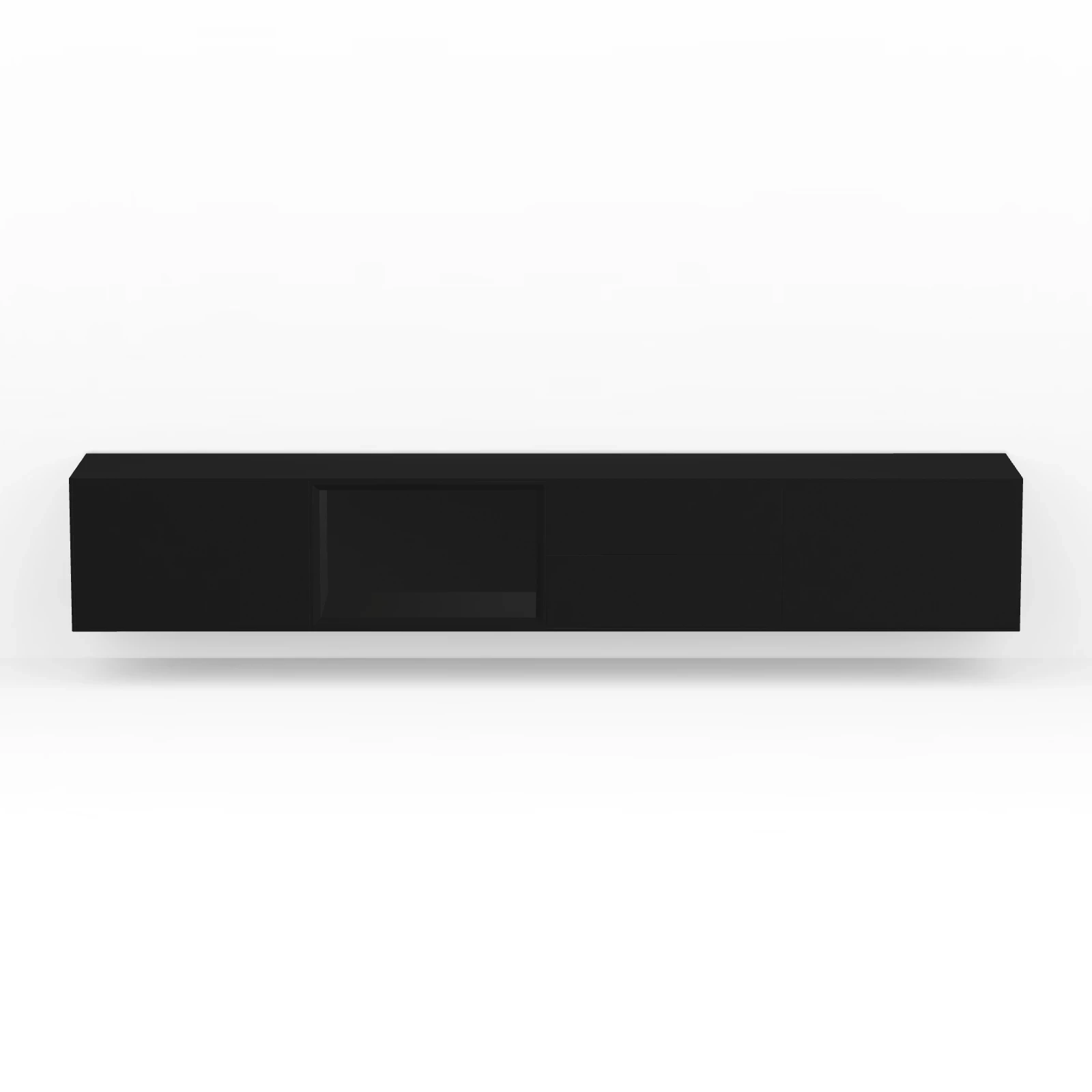 TV Meubel Black 240cm Zwevend