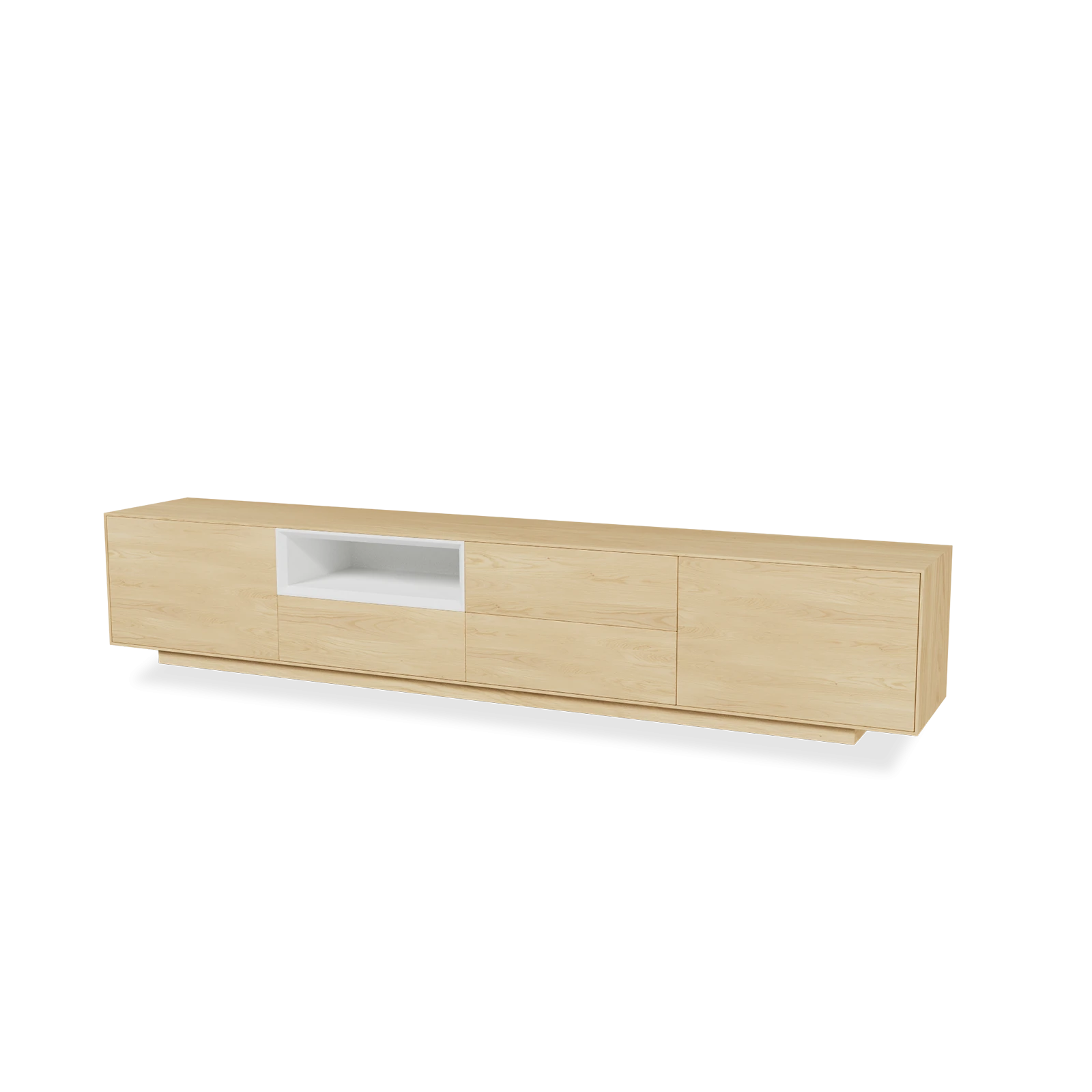 TV Meubel Nature White 240cm Plint