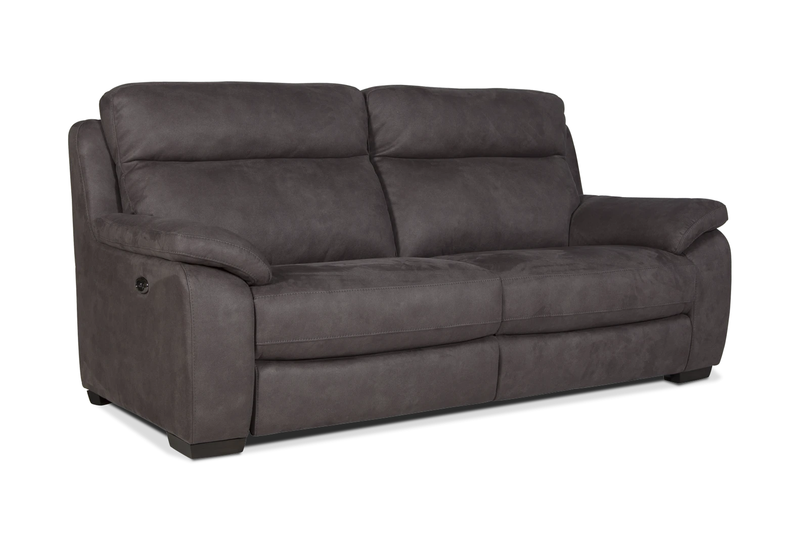 2,5 zitsbank (eendelig - 2 relaxfuncties met USB) Lucius Select - Billy Joe Grey