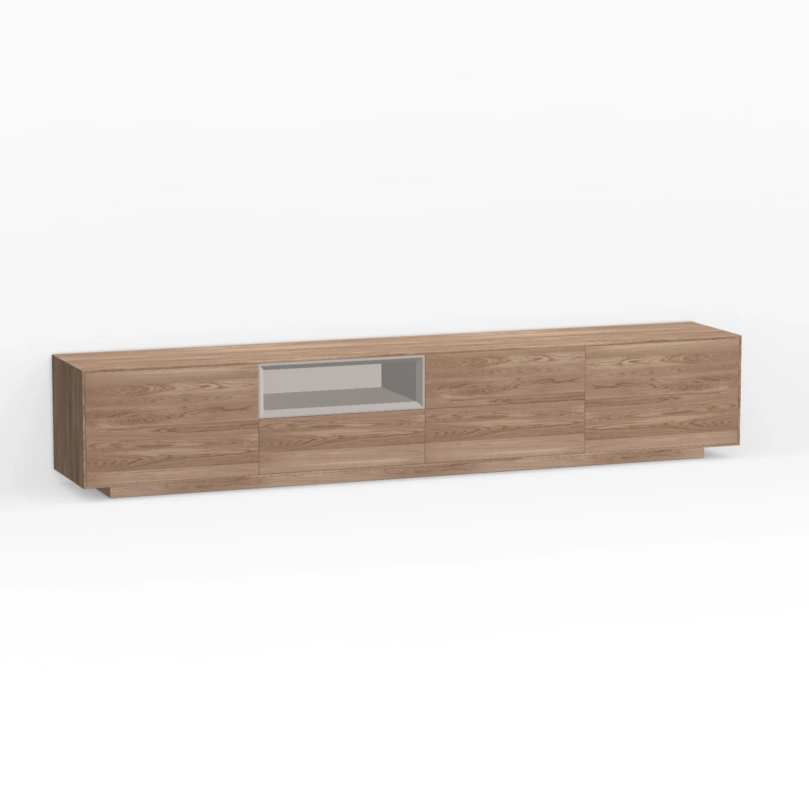 TV Meubel Kiezel 240cm Plint