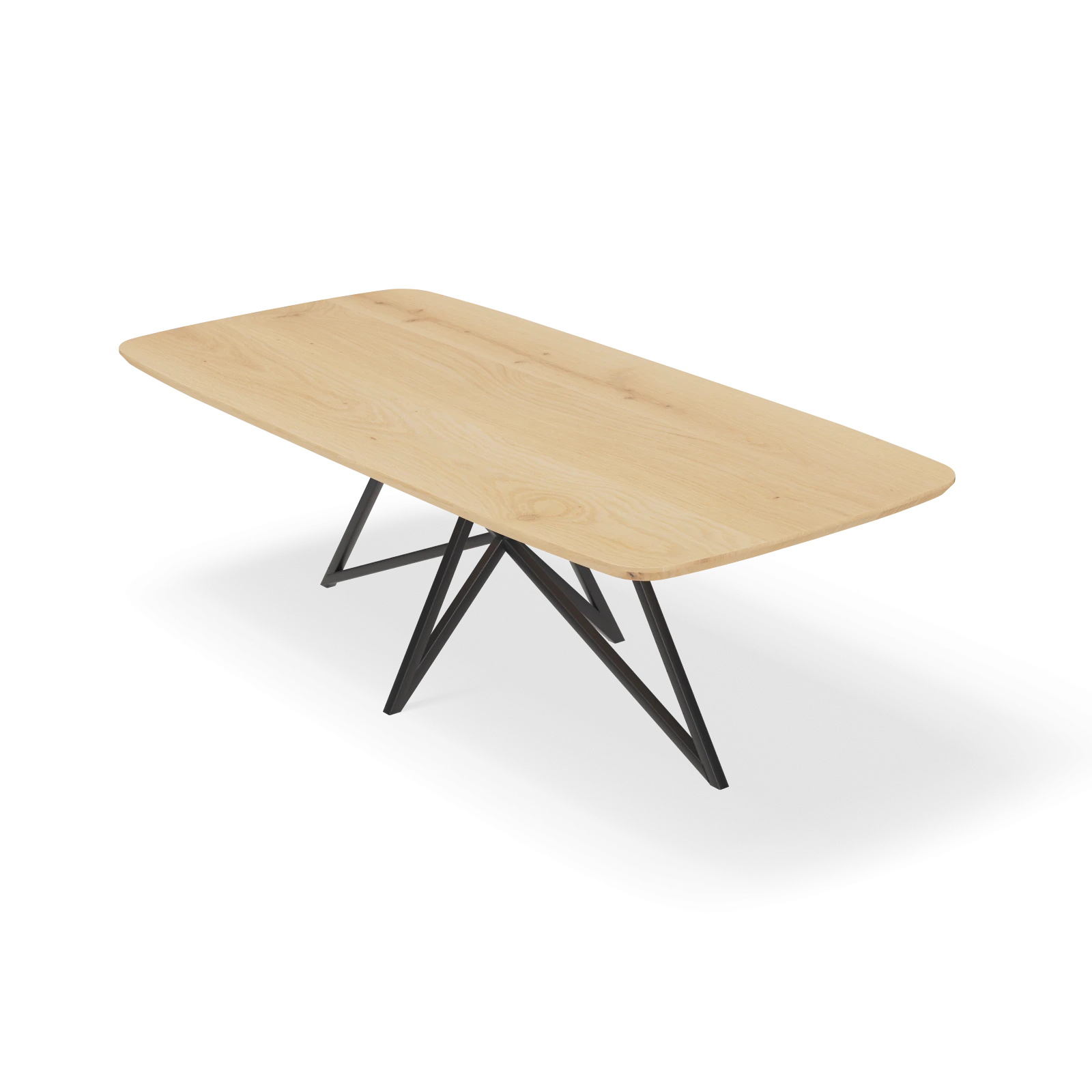Eettafel Crosse - Deens Ovaal Nature White (240x115cm)