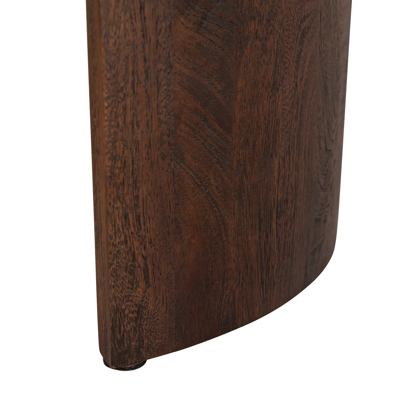 Salontafel Ayana - rond 51 cm - Mangohout Cacao Bruin - Tafelblad Natuursteen