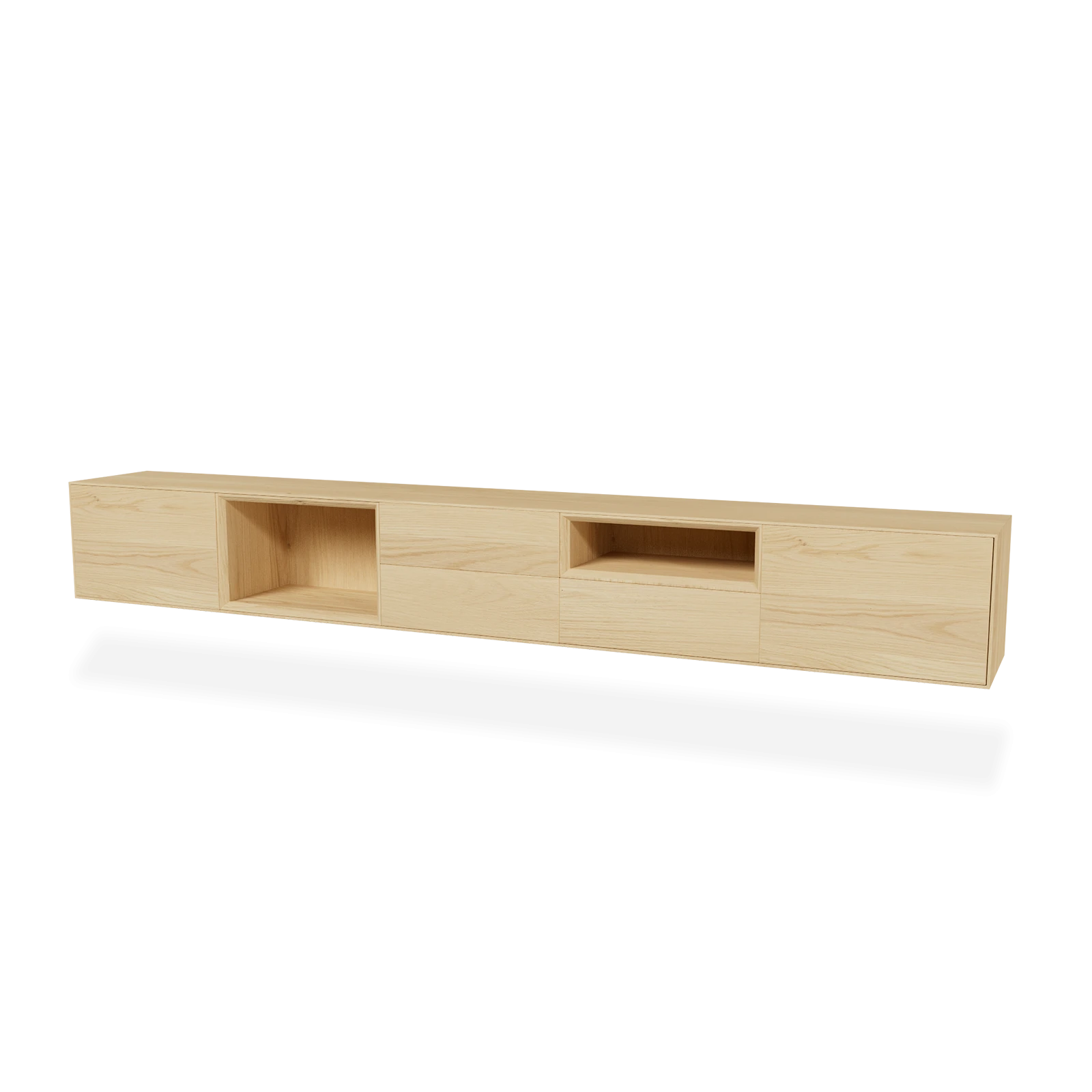 TV Meubel Nature White 300cm Zwevend