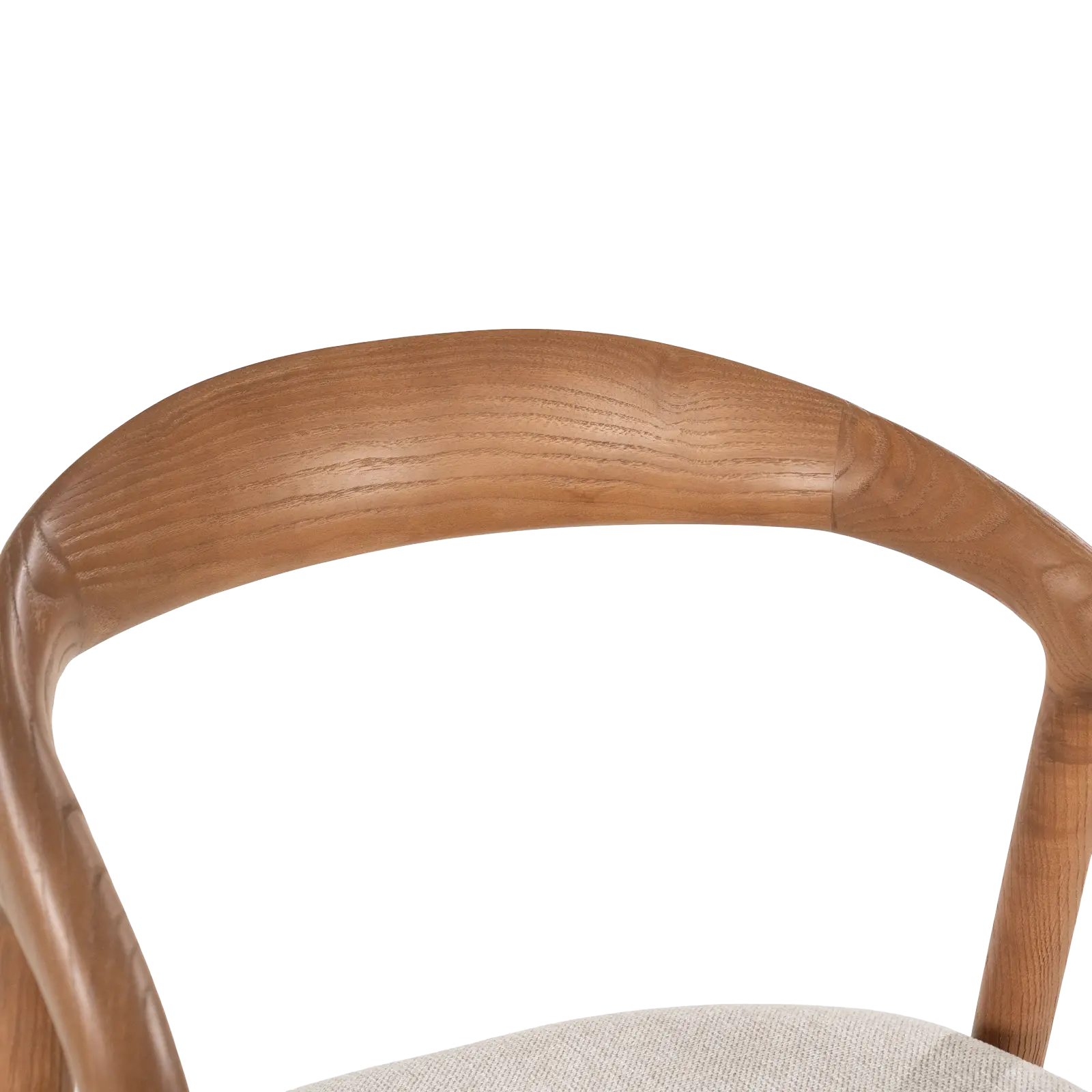 Barstoel Rayven - zithoogte 65 cm - Essenhout Lichtbruin
