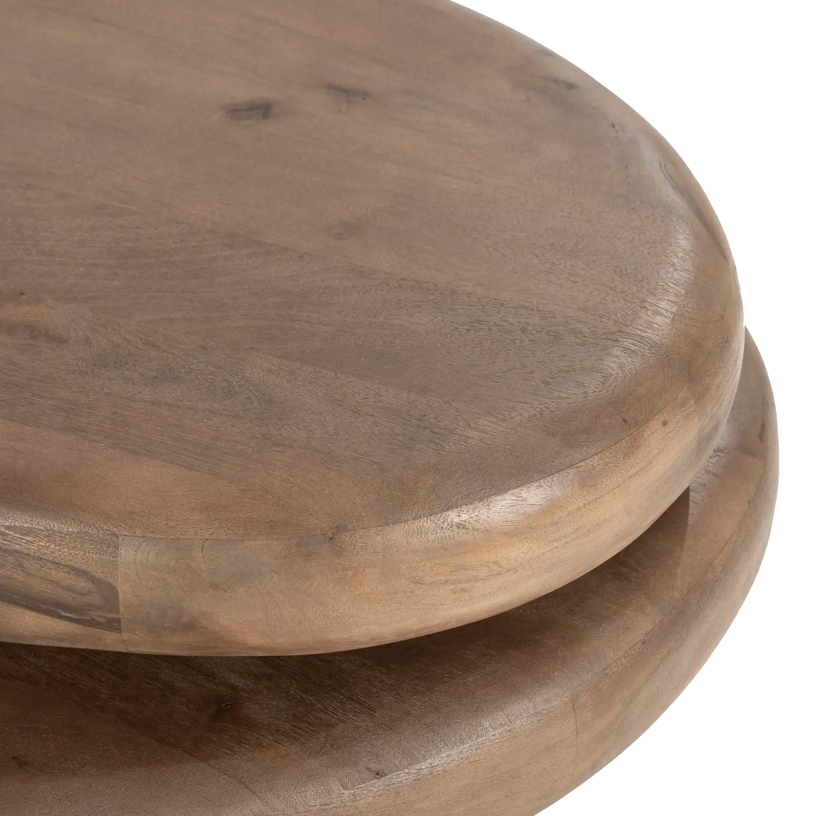 Salontafel Kabo - 100x80 cm - draaibaar - Mangohout Bruin