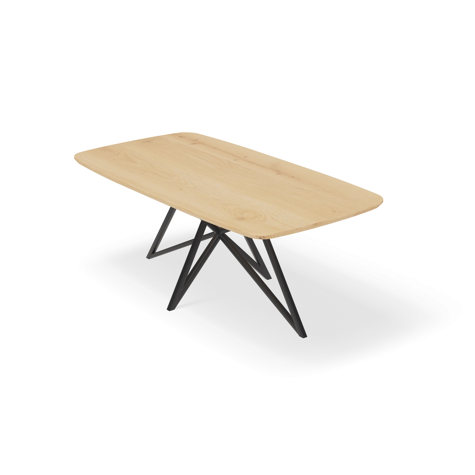 Eettafel Crosse - Deens Ovaal Nature White (200x105cm)