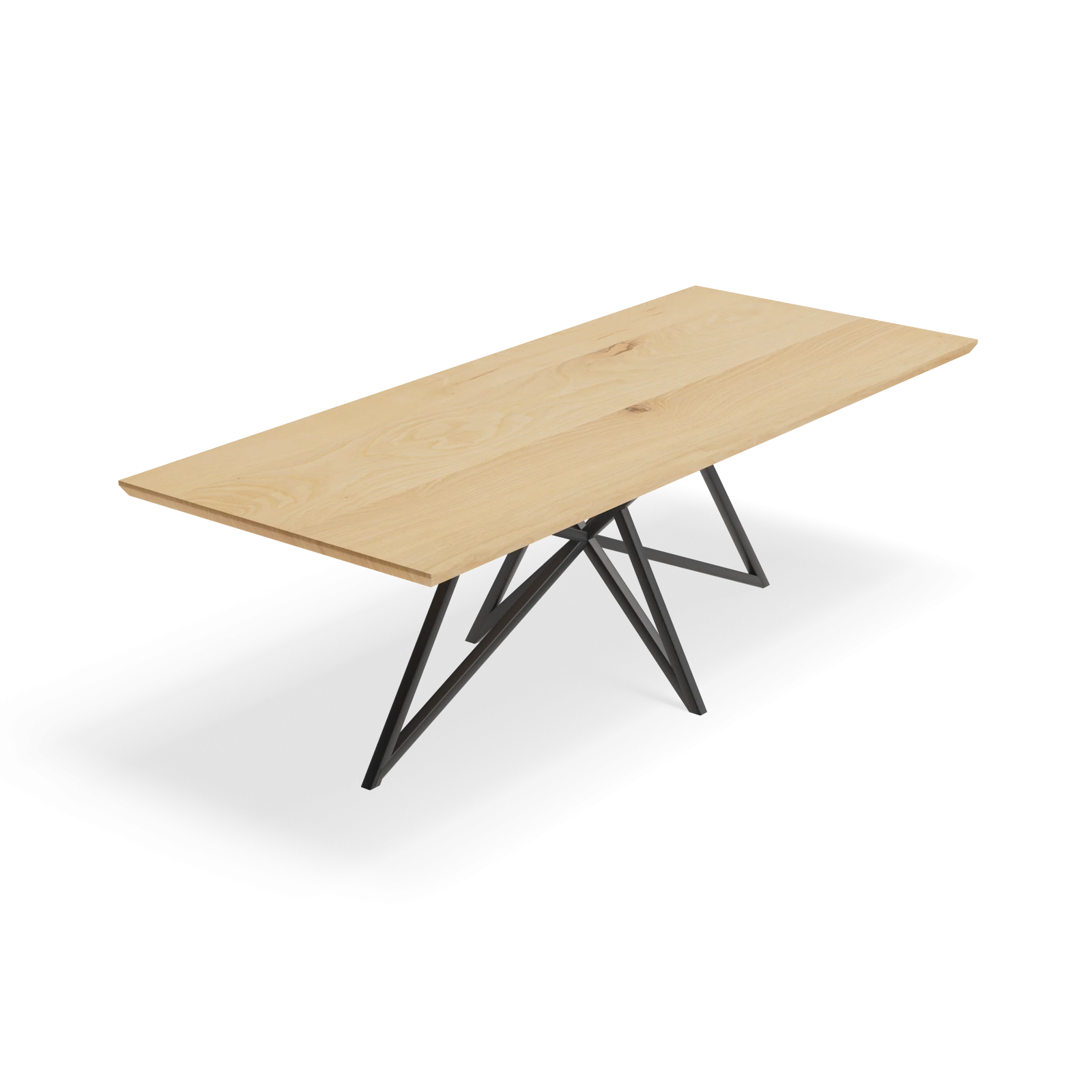 Eettafel Crosse - Rechthoek Nature White (240x100cm)