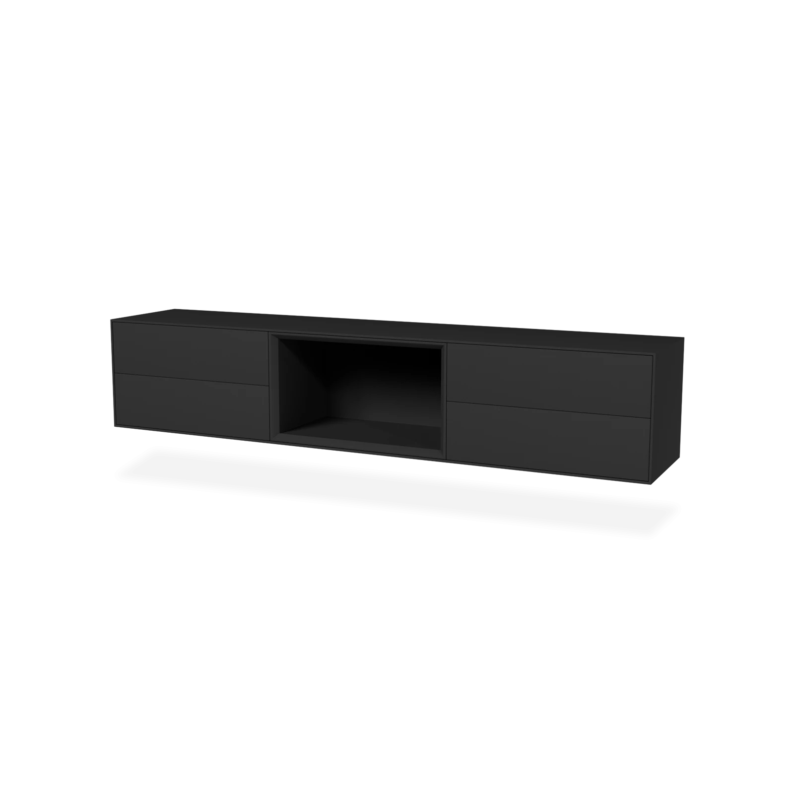 TV Meubel Black 200cm Zwevend