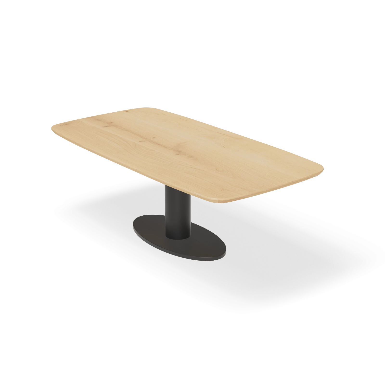 Eettafel Tube - Deens Ovaal Nature White (220x110cm)