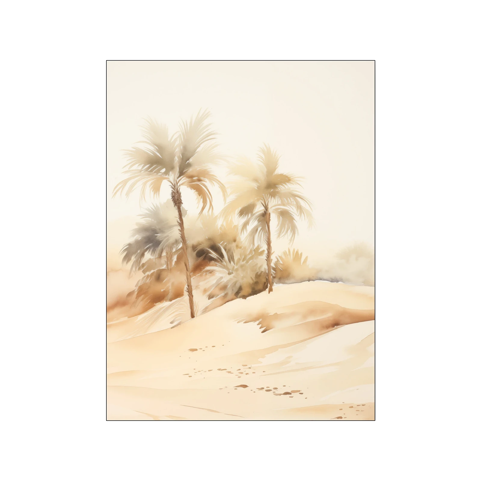 Wanddecoratie 145x110 Palm Dust (medium)