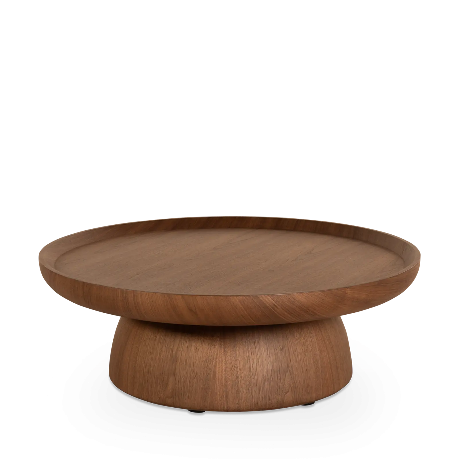 Salontafel Nilas - rond 90 cm - Walnoot