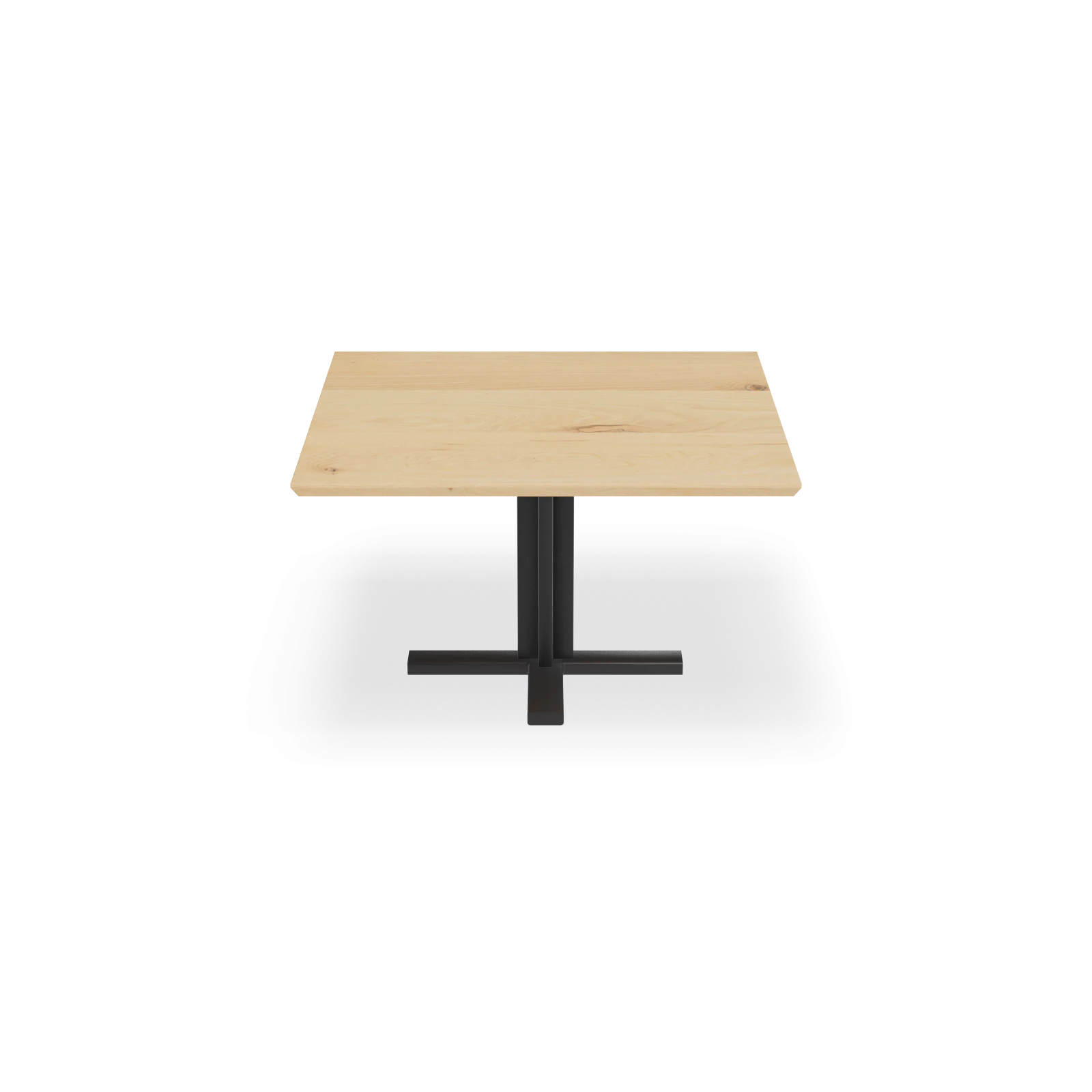 Eettafel Kolos - Vierkant Eiken Nature White (130x130cm)
