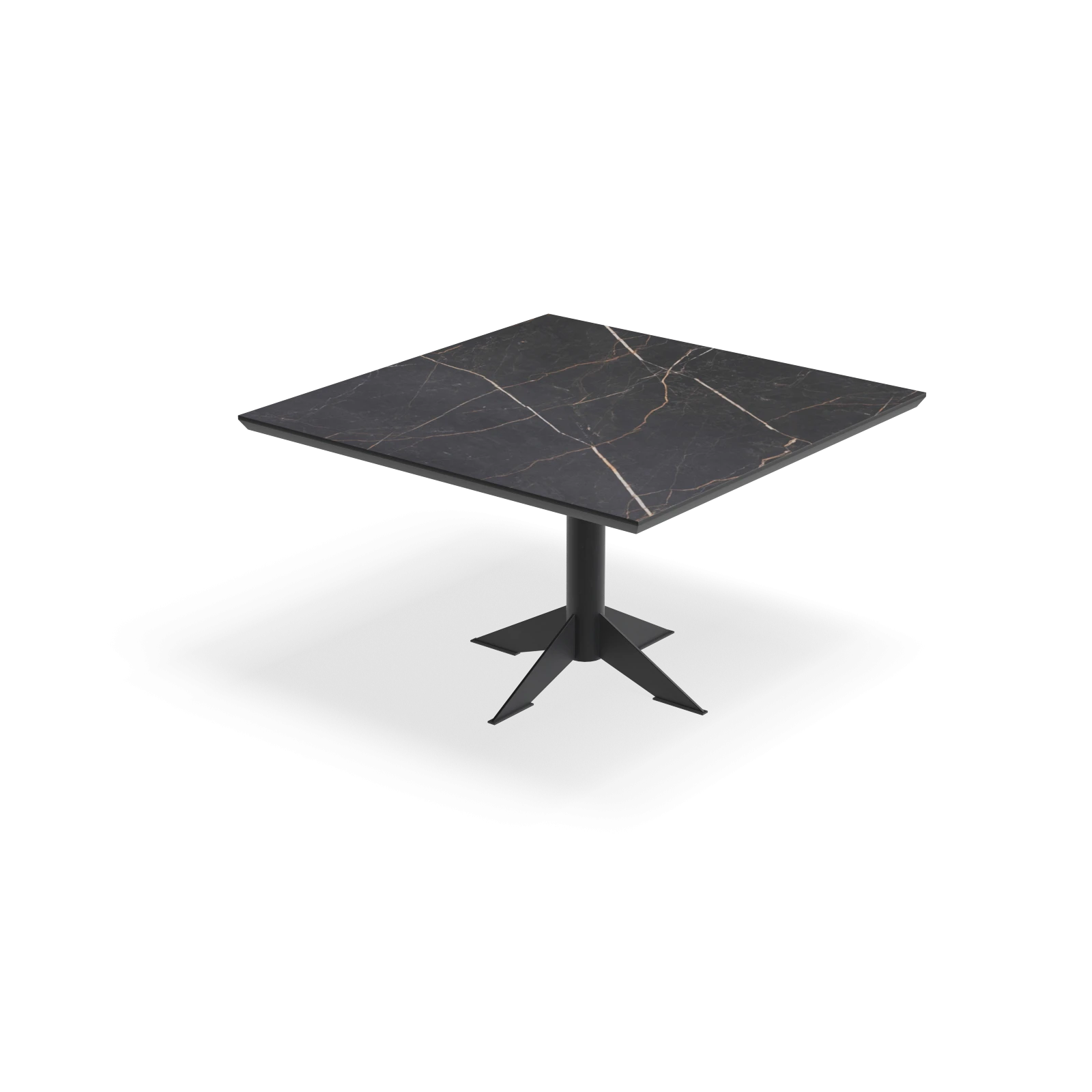 Eettafel Westfield - Vierkant HPL Marmerlook (130x130cm)