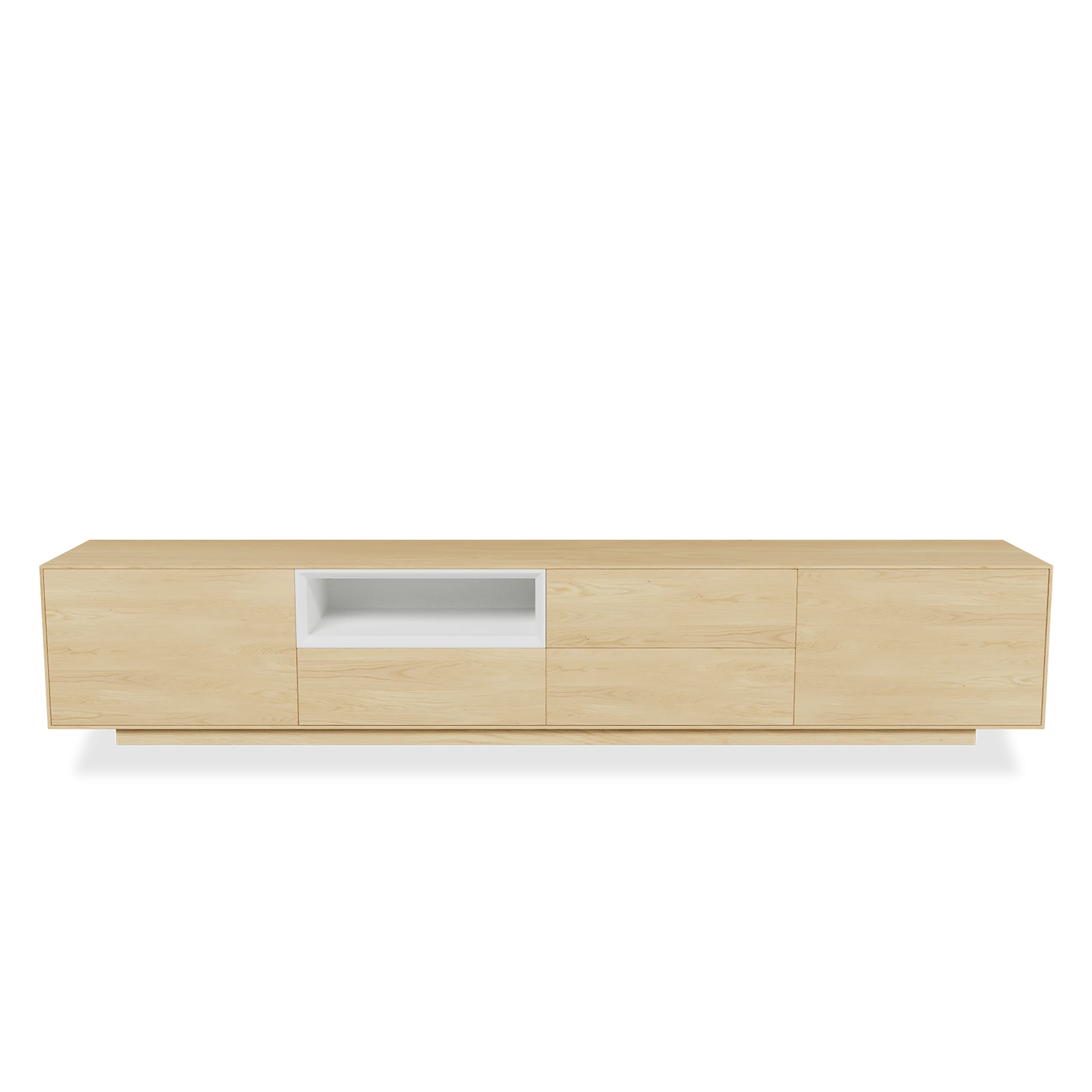 TV Meubel Nature White 240cm Plint