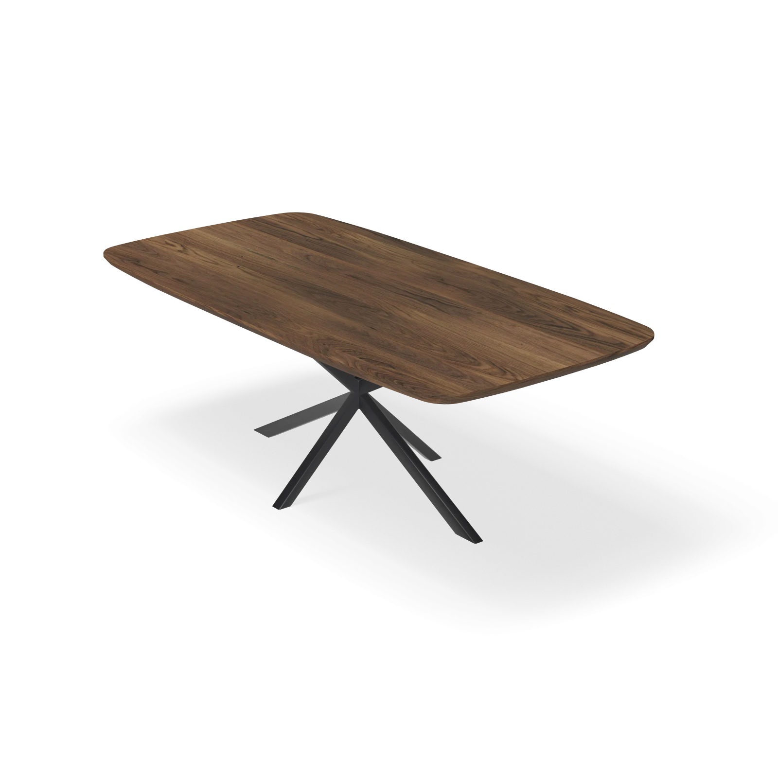 Eettafel North - Deens Ovaal Notenhout (220x110cm)