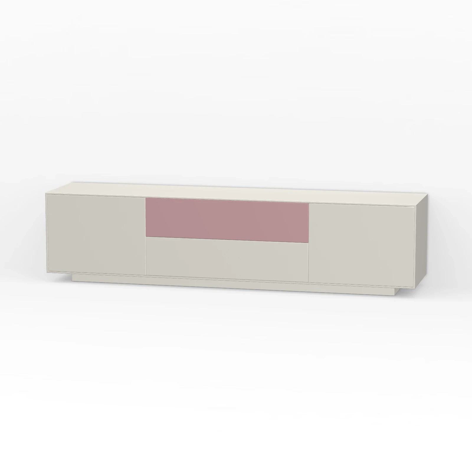 TV Meubel Pepper White 180cm Plint