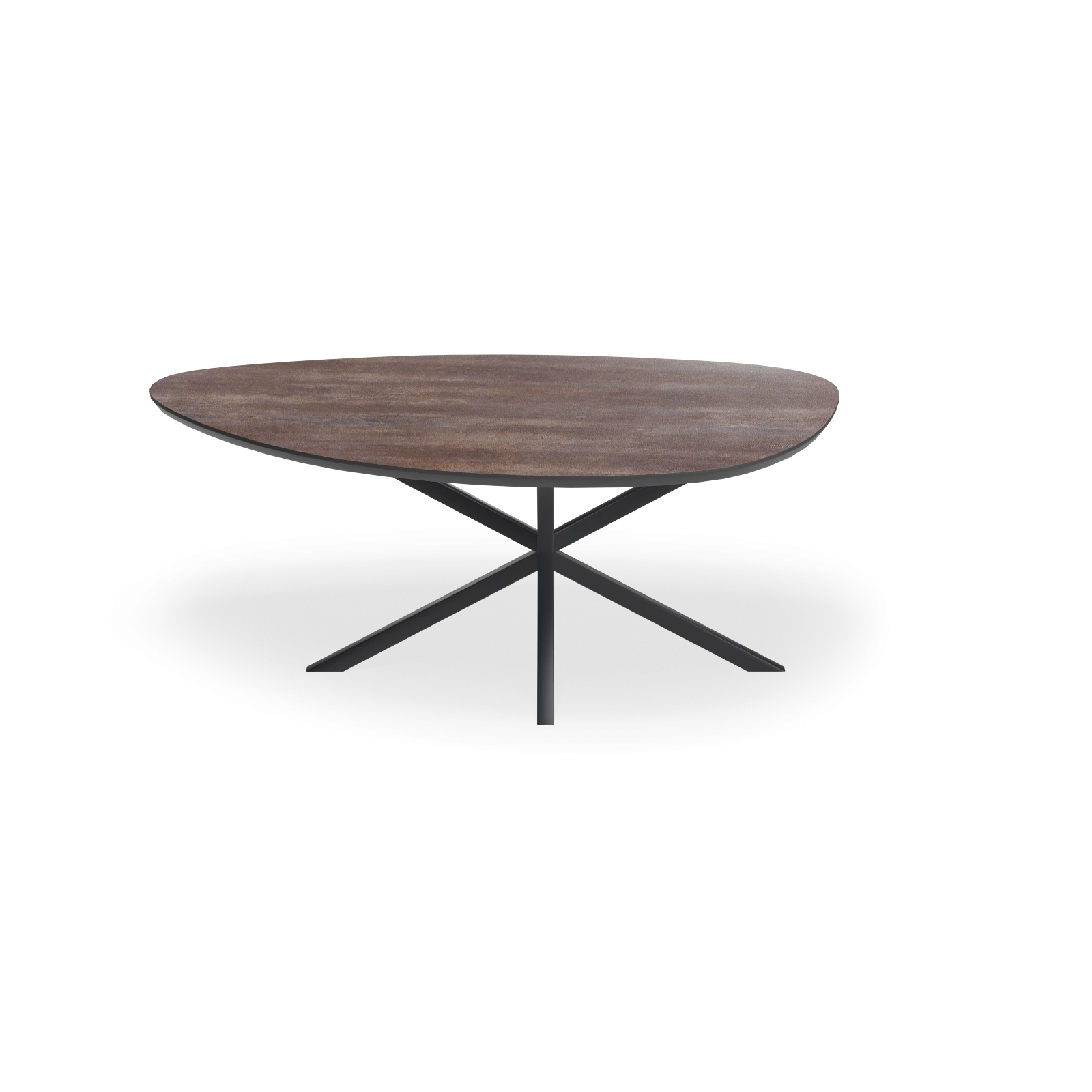 Eettafel North - Kiezel HPL Oxidised (200x120cm)