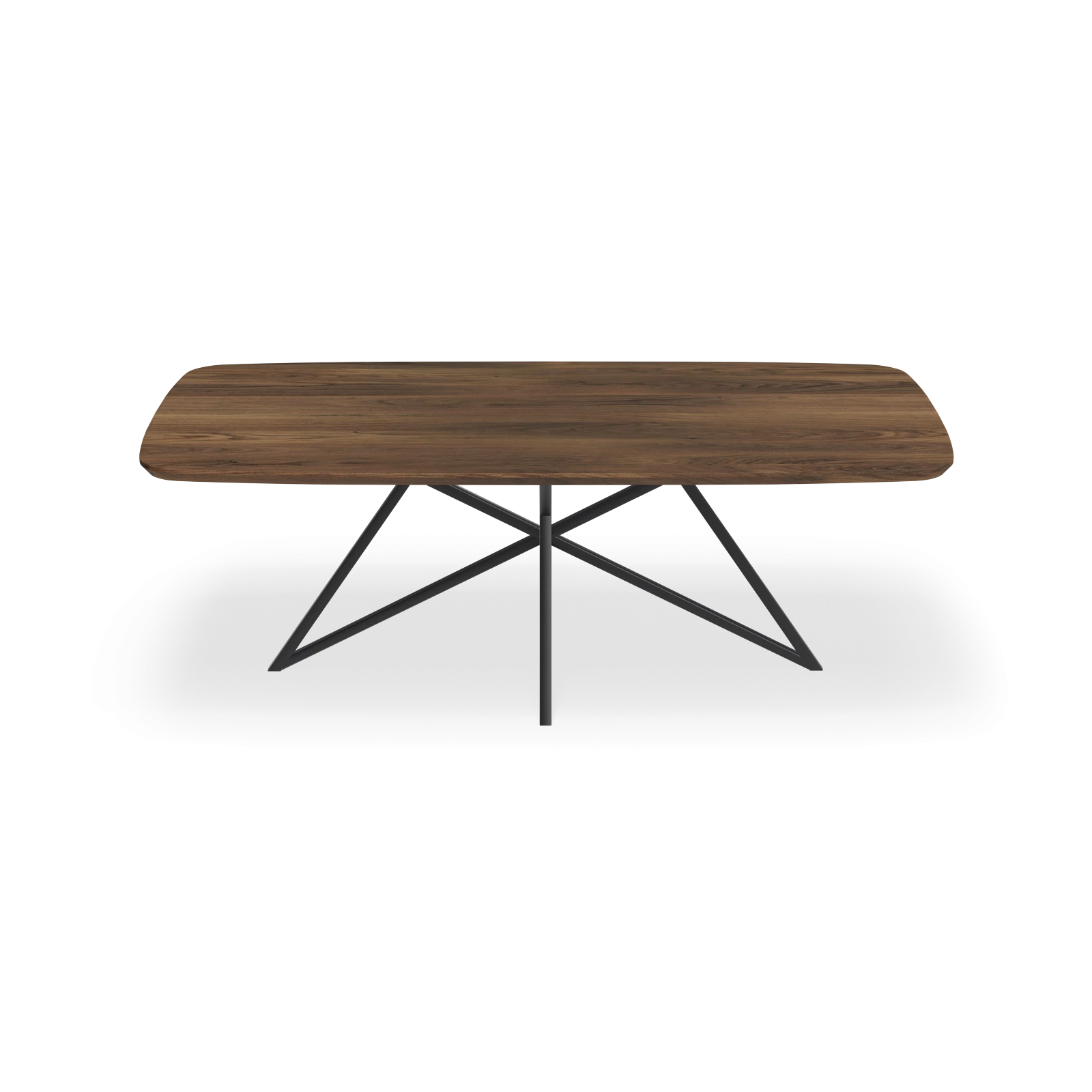 Eettafel Crosse - Deens Ovaal Notenhout (220x110cm)